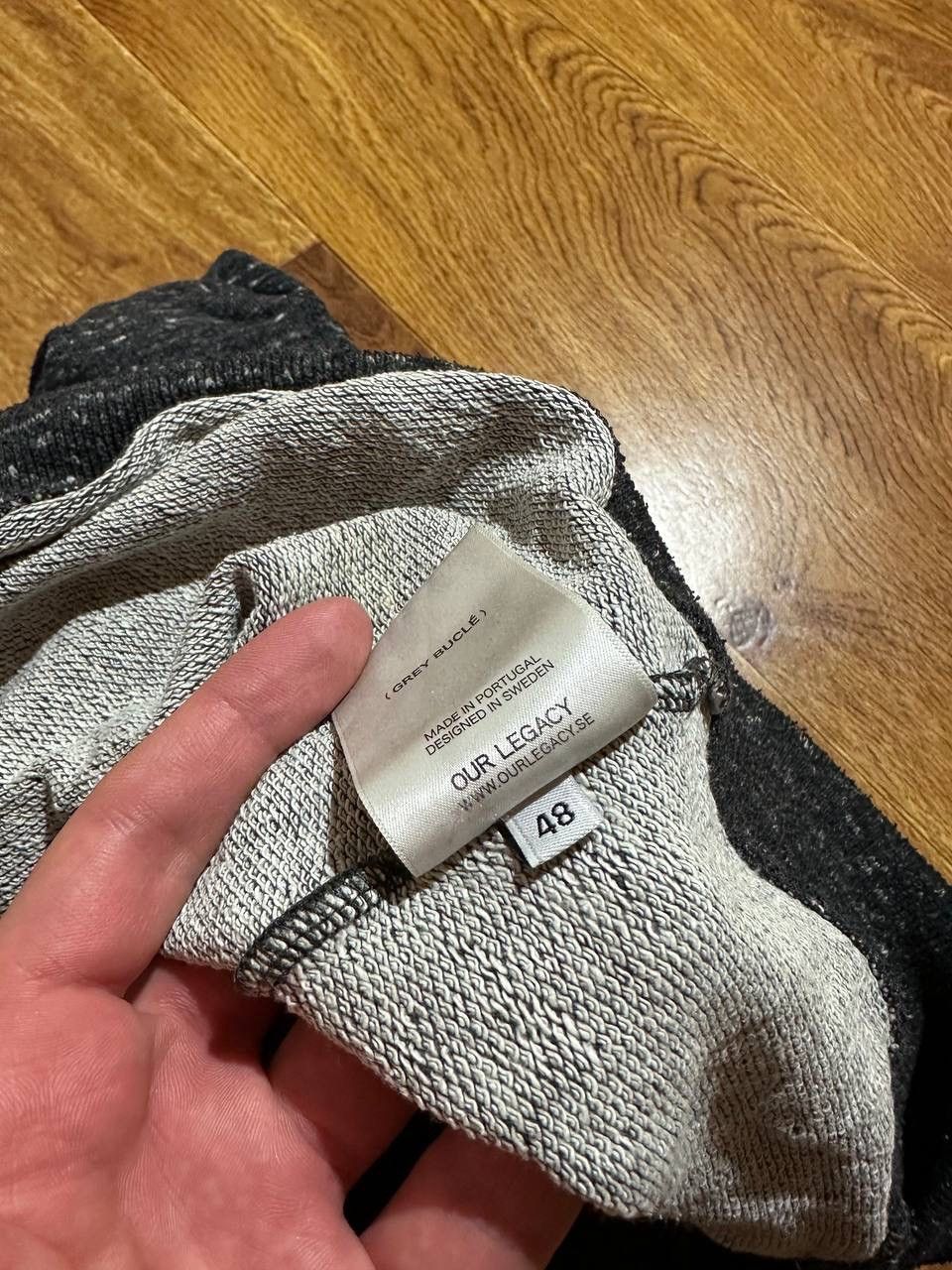 Our Legacy Rare Basic Sweatshirt Our Legacy Grey Bucle Mens 48 Size Size US M / EU 48-50 / 2 - 4 Thumbnail