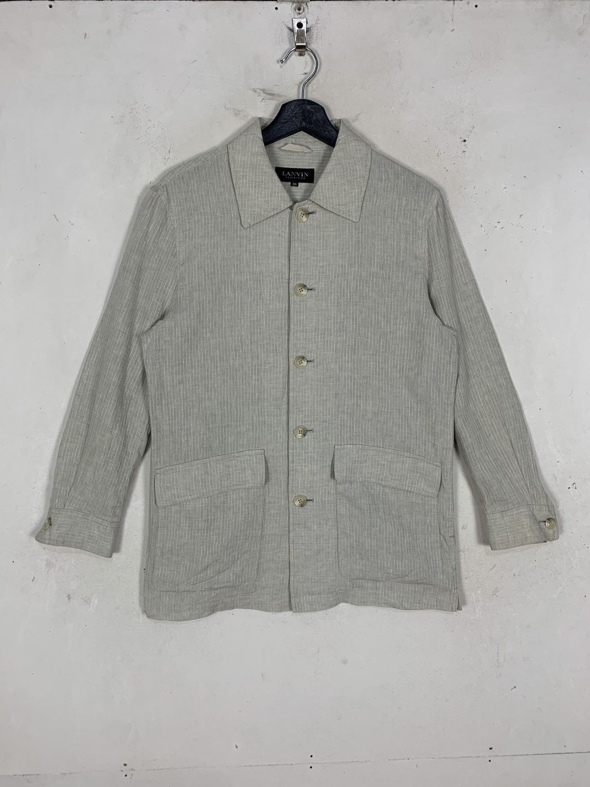 Lanvin Lanvin French Luxury Fashion JapaneseBrand Light Jacket Size US M / EU 48-50 / 2 - 2 Thumbnail