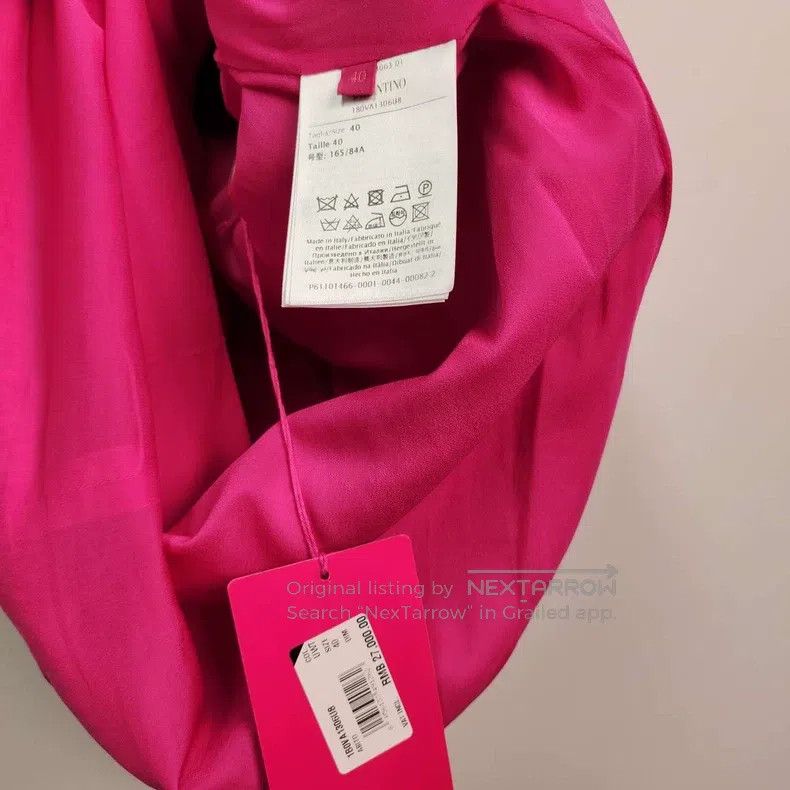 Valentino Valentino Rose red woven dress Size S / US 4 / IT 40 - 4 Thumbnail