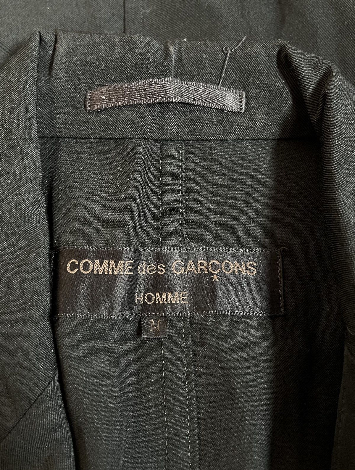 Comme des Garcons Vintage cdg homme flowy black blazer Size US M / EU 48-50 / 2 - 5 Thumbnail