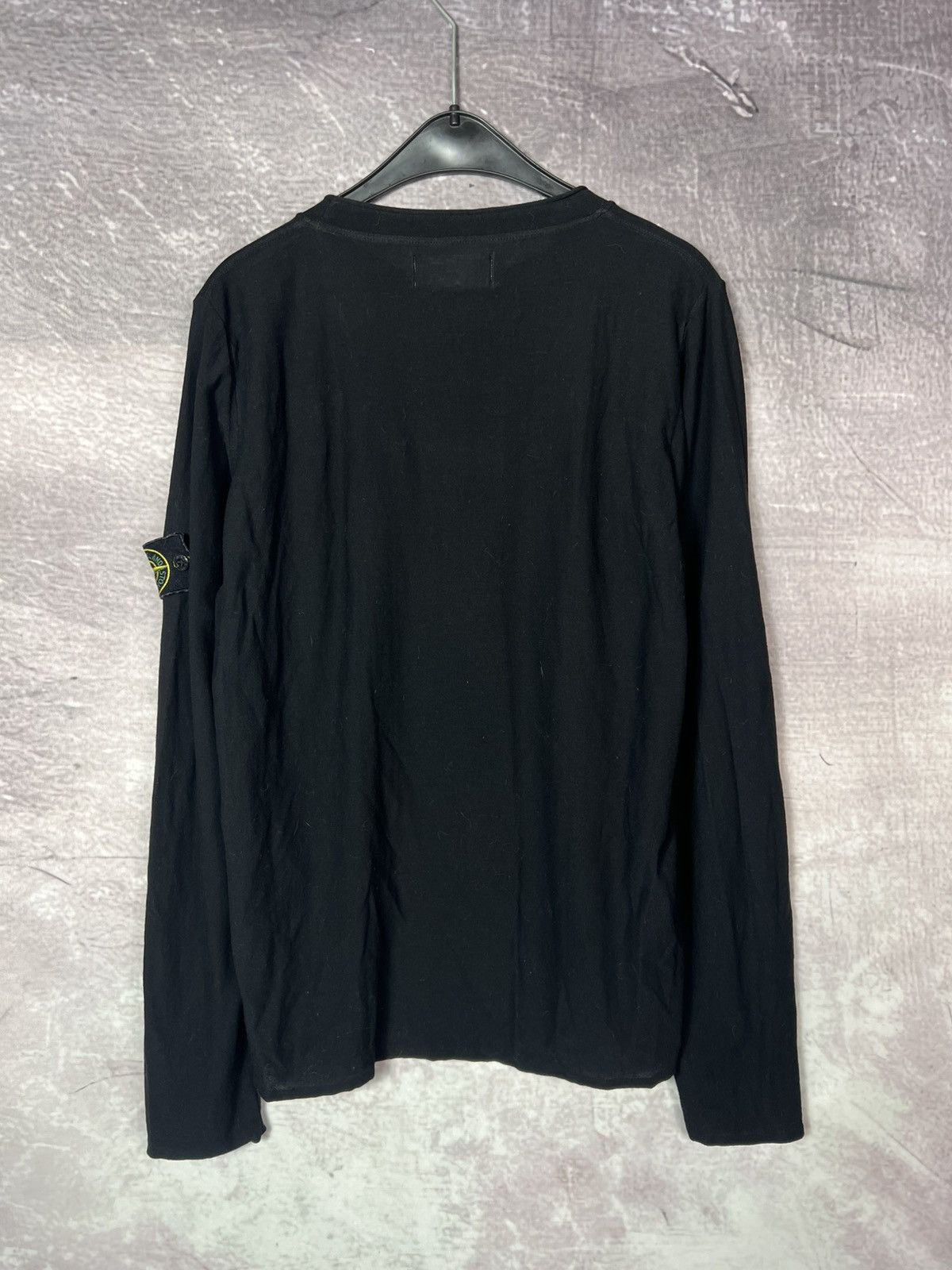 Stone Island Stone Island SS19 Lightweight Cotton Knitwear Sweater Black Size US M / EU 48-50 / 2 - 2 Thumbnail