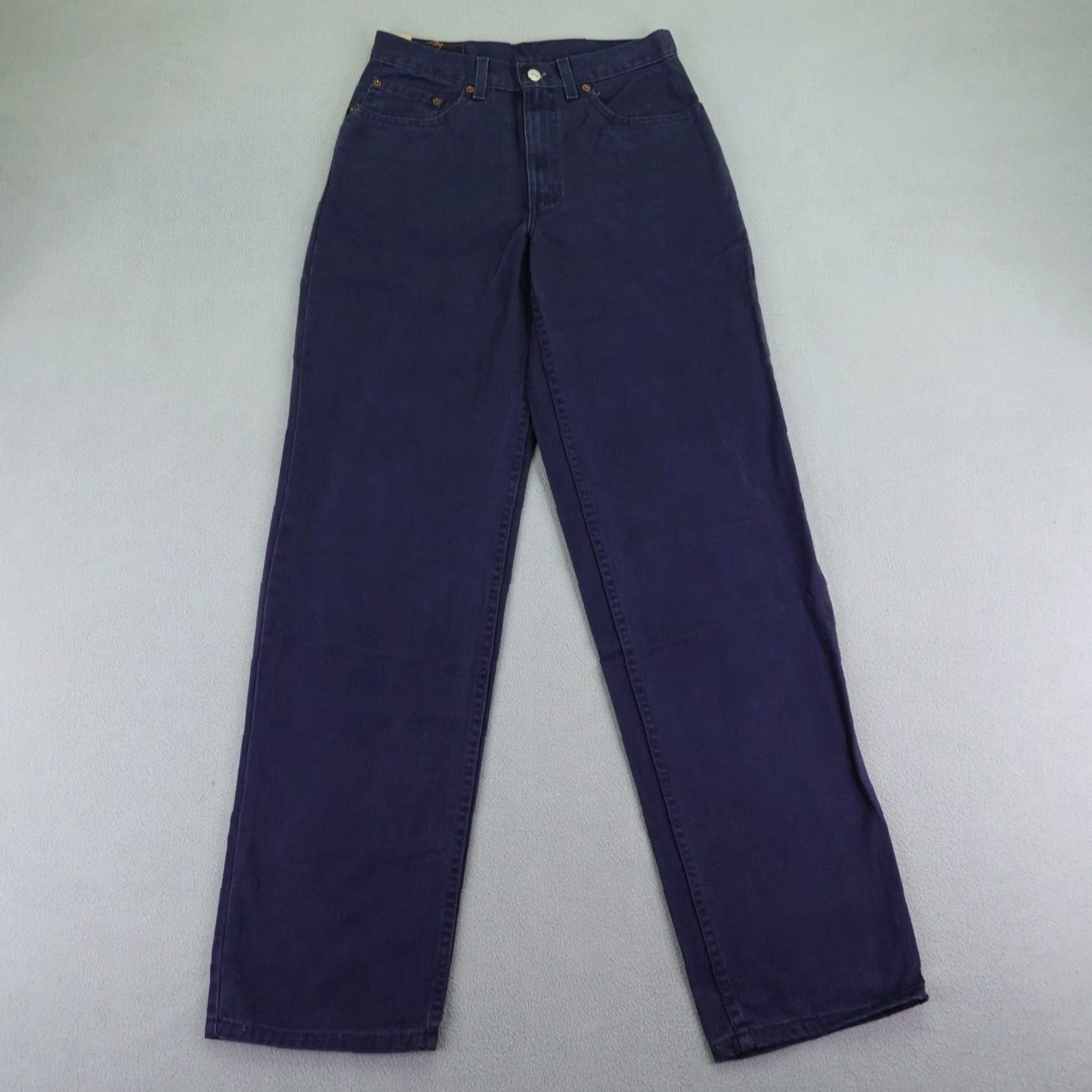 Levi's VINTAGE Levi's Jeans Men 550 Straight Relaxed Fit 30x32 Blue Denim Deadstock Y2K Men Size US 29 - 4 Thumbnail