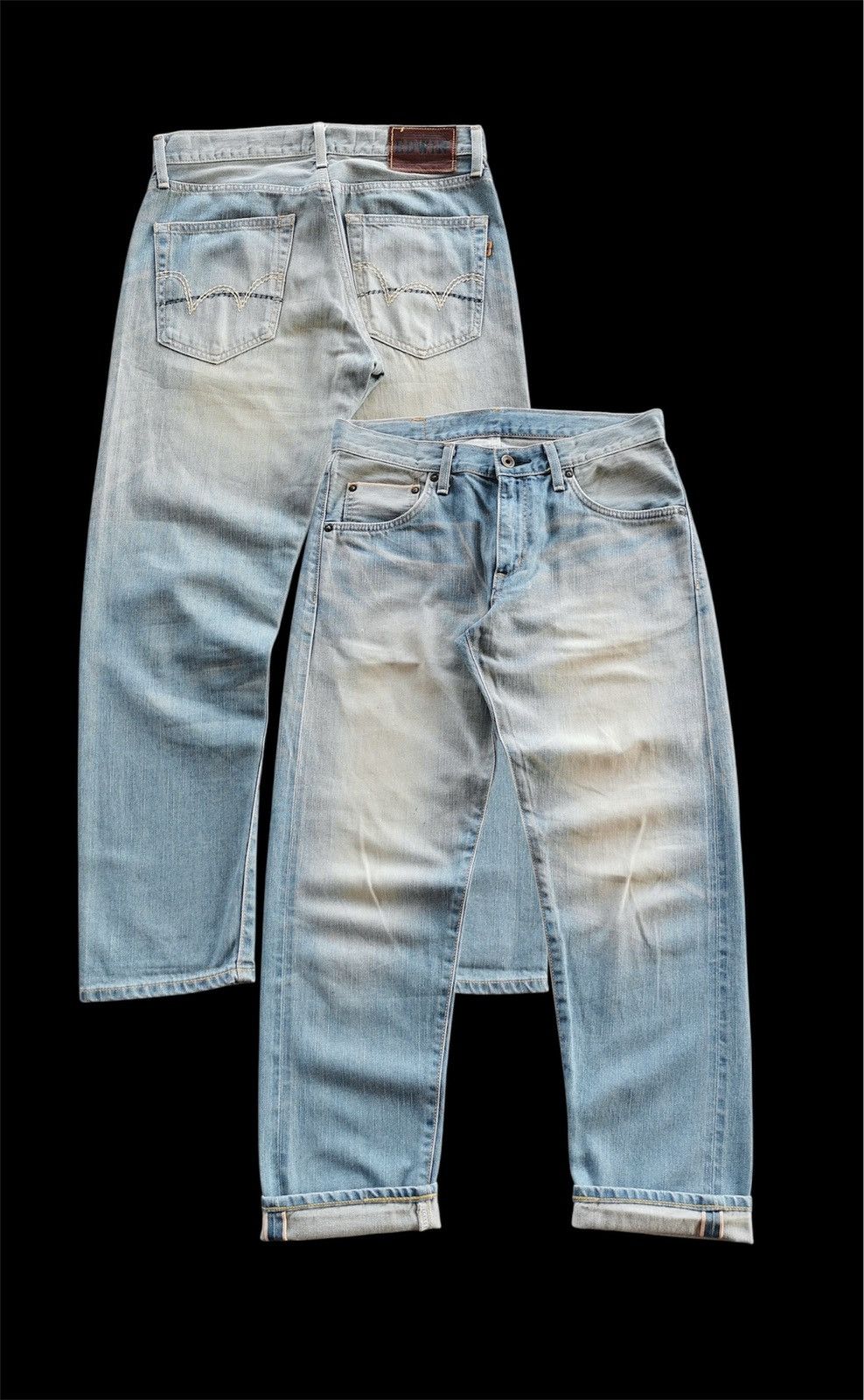 Edwin Edwin 505ZXX Selvedge Tapered Denim Jeans Size US 30 / EU 46 - 2 Thumbnail