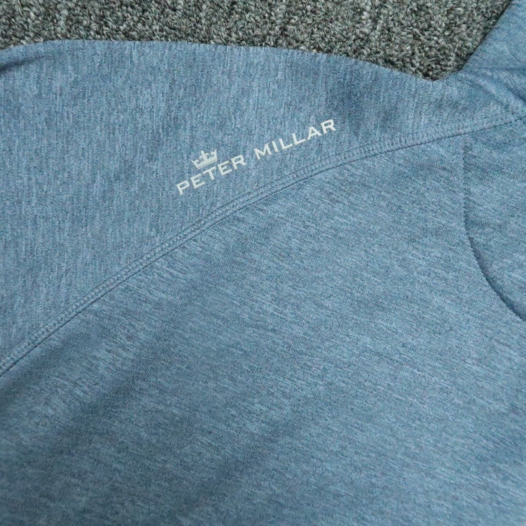 Peter Millar Peter Millar Hoodie Men XXL Blue Placid Full Zip Performance Golf 2XL Size US XXL / EU 58 / 5 - 5 Thumbnail