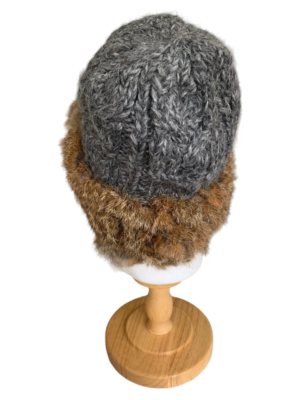 14th Addiction × Japanese Brand × Le Grande Bleu (L.G.B.) Punk Style Knitted Fur Beanie Hat Size ONE SIZE - 5 Thumbnail
