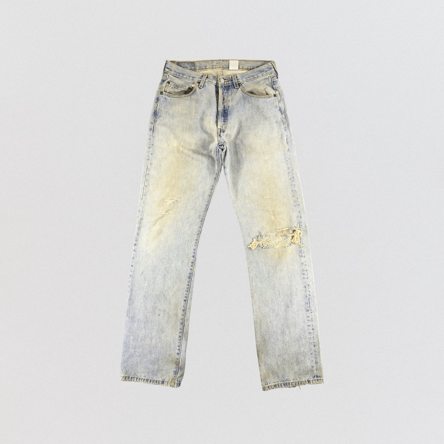 Levi's × Vintage 90s Vintage Light Wash Levis 501 Jeans-JM1827 Size US 32 / EU 48 - 1 Thumbnail