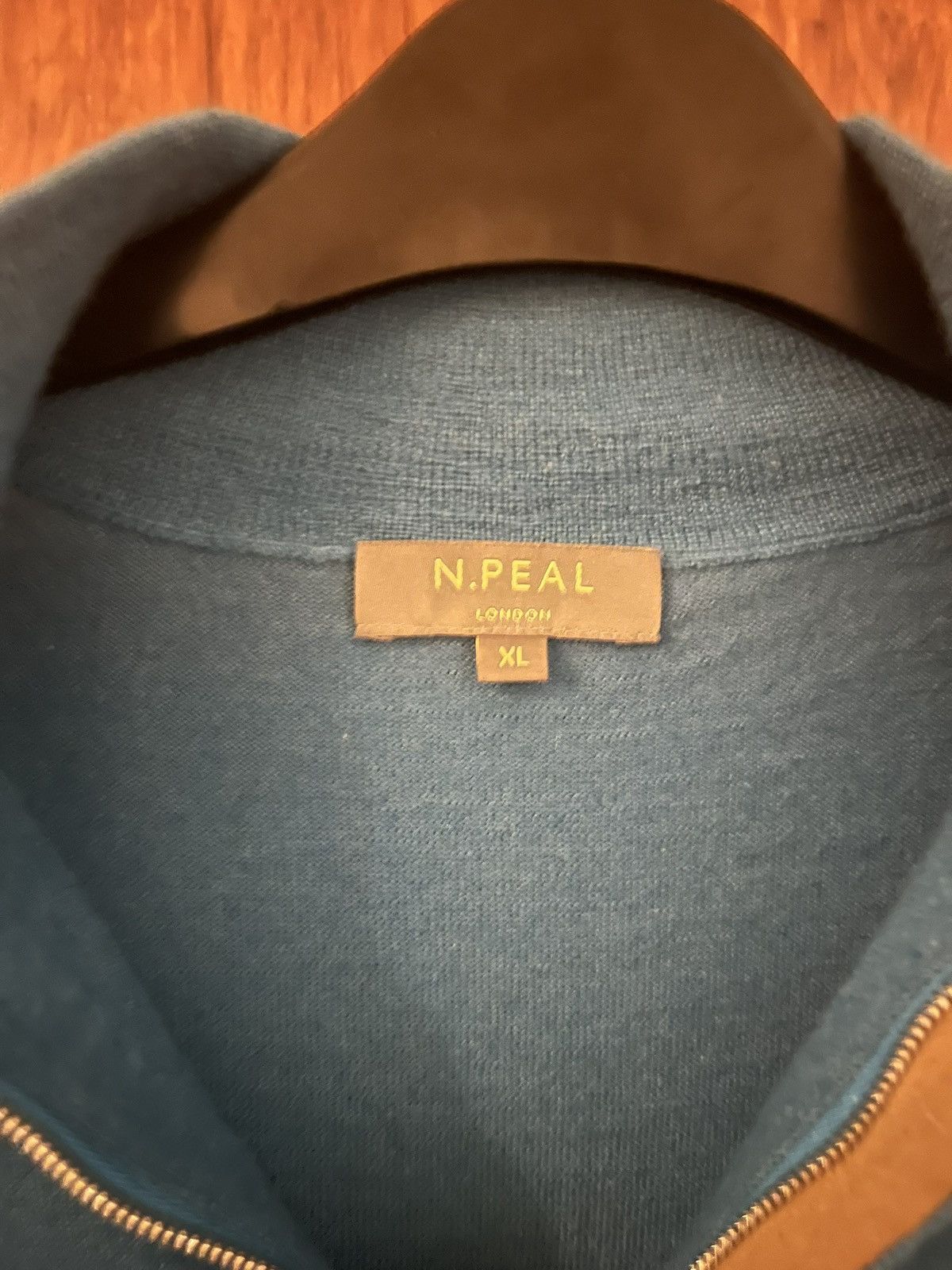 N.Peal N peal light blue quarter zip size xl Size US XL / EU 56 / 4 - 2 Thumbnail