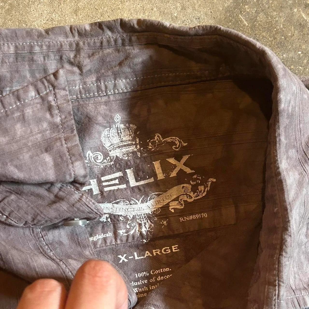 Helix Helix long sleeve y2k shirt Size US XL / EU 56 / 4 - 5 Thumbnail