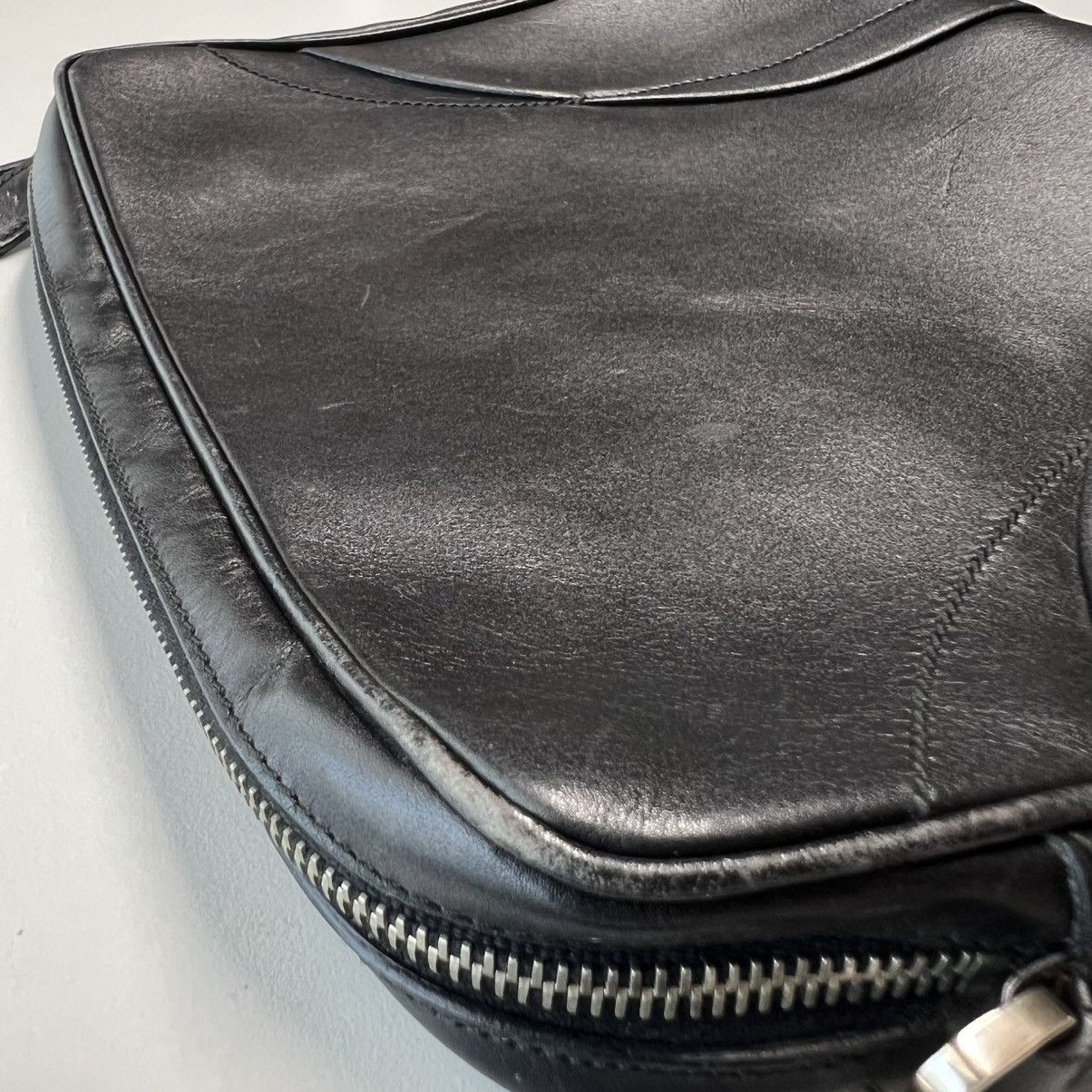 Prada Authentic Vintage PRADA Vitello Leather Shoulder Bag – Black Size ONE SIZE - 20 Thumbnail