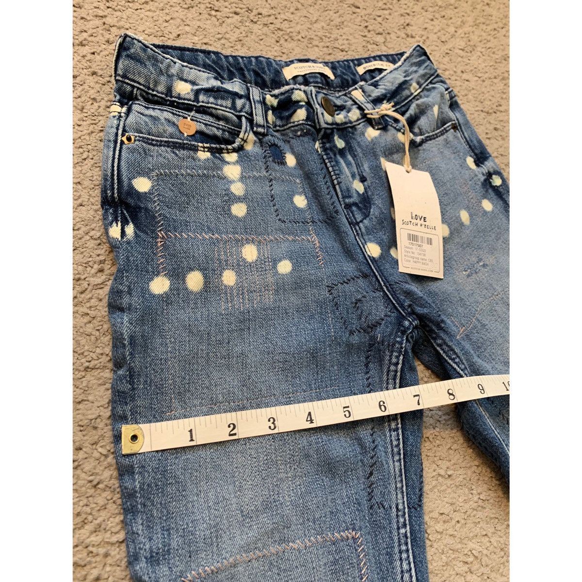Scotch & Soda SCOTCH AND SODA GIRLS DISTRESSED BOY FRIEND FIT JEANS Size 24" / US 00 / IT 34 - 20 Thumbnail