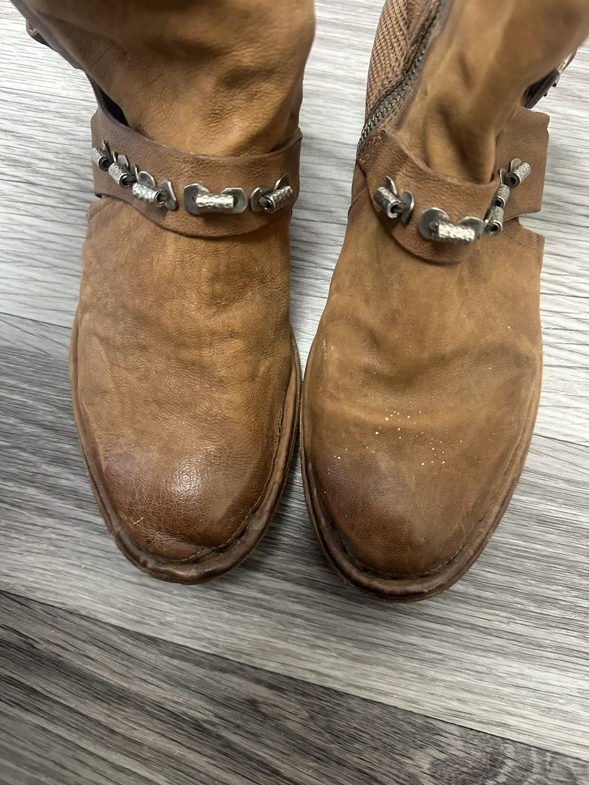 A.S.98 A.S98 Vintage Brown Ankle Boots Gothic y2k Avantgarde Size US 9 / IT 39 - 9 Thumbnail