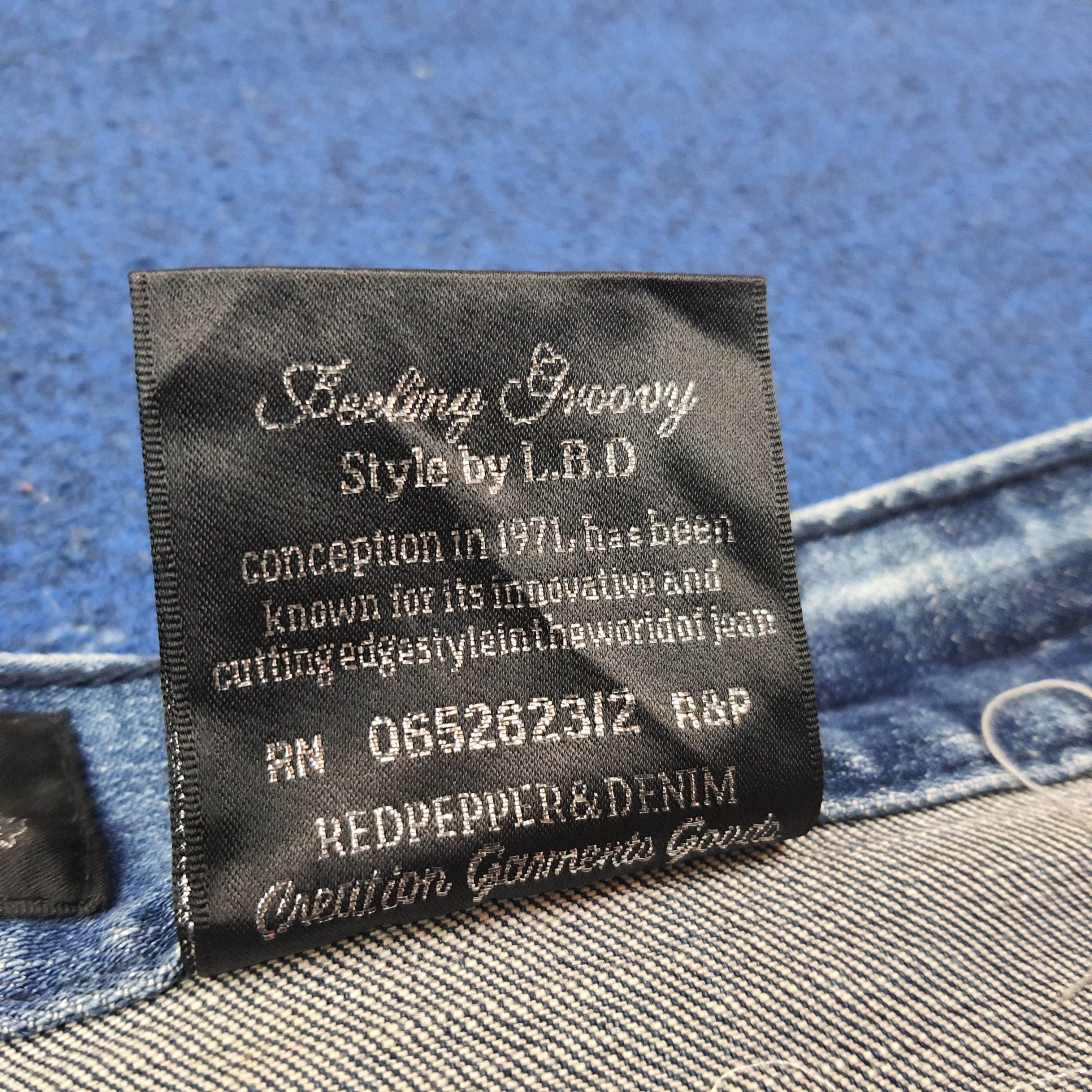 Japanese Brand Vintage Red Pepper Japan Denim Y2K Aesthetic C258N8 Size US 32 / EU 48 - 8 Thumbnail