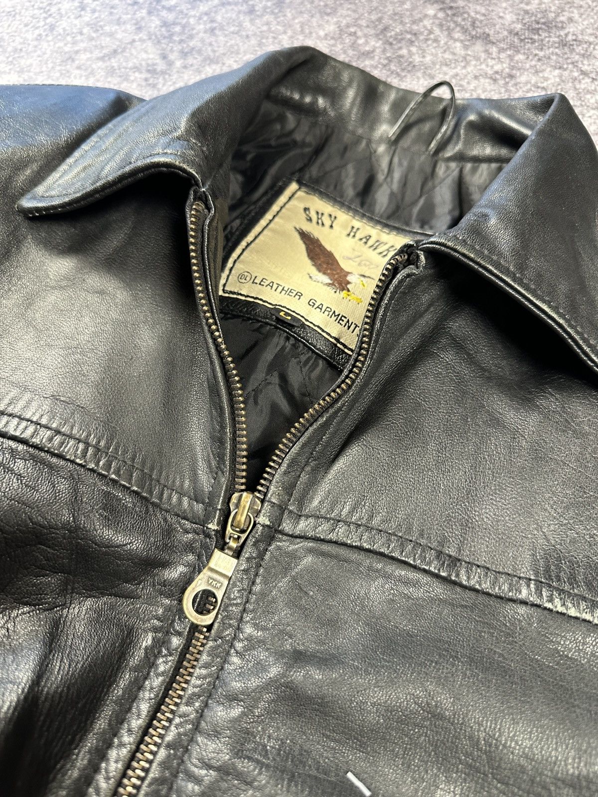 Vintage Vintage Leather Jacket Avant Garde Opium Streetwear Style L Size US L / EU 52-54 / 3 - 4 Thumbnail
