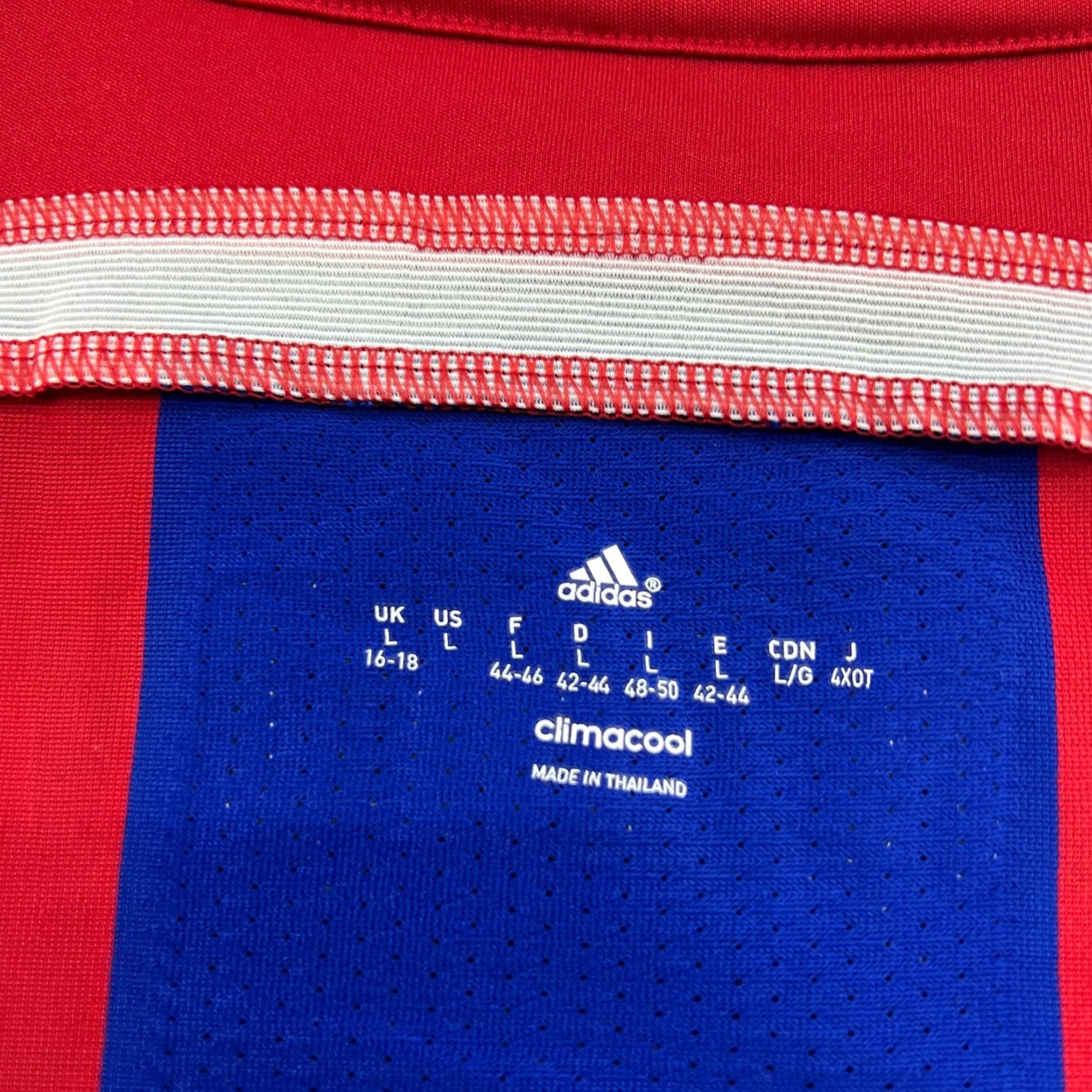 Adidas adidas Bayern Munich 2014 2015 Home Xabi Alonso #3 Football Jersey Womens L Multicolor Short Sleeve Jersey Womens Large Adidas Size L / US 10 / IT 46 - 6 Thumbnail