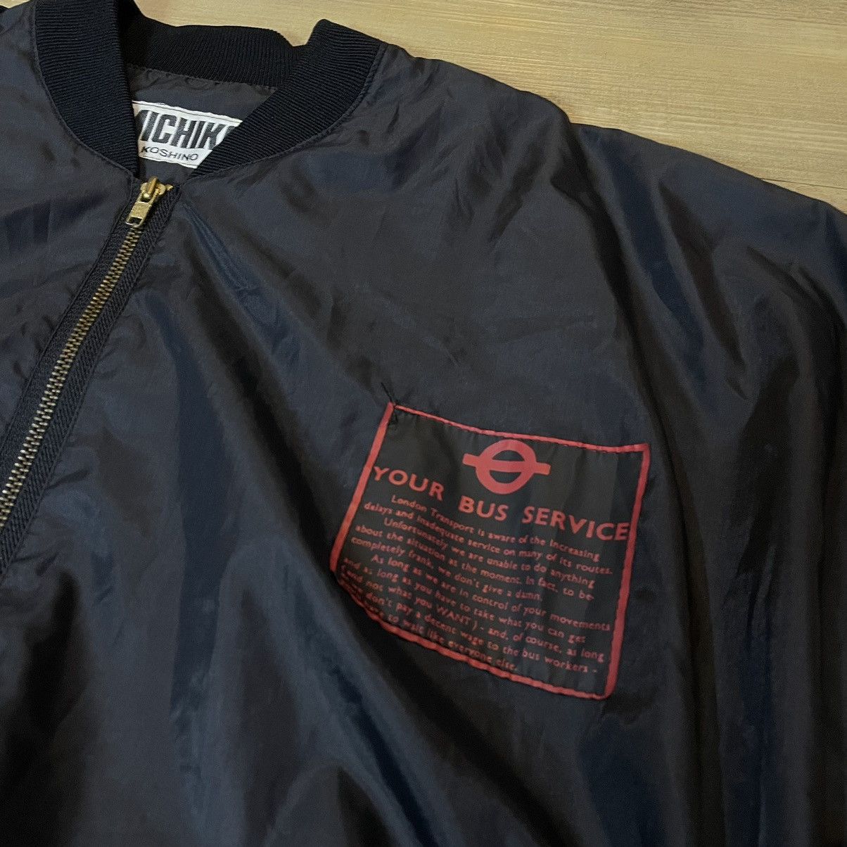 Japanese Brand × Michiko Koshino × Michiko Koshino London Rare vintage 90s michiko koshino london bomber jacket Size US XL / EU 56 / 4 - 3 Thumbnail