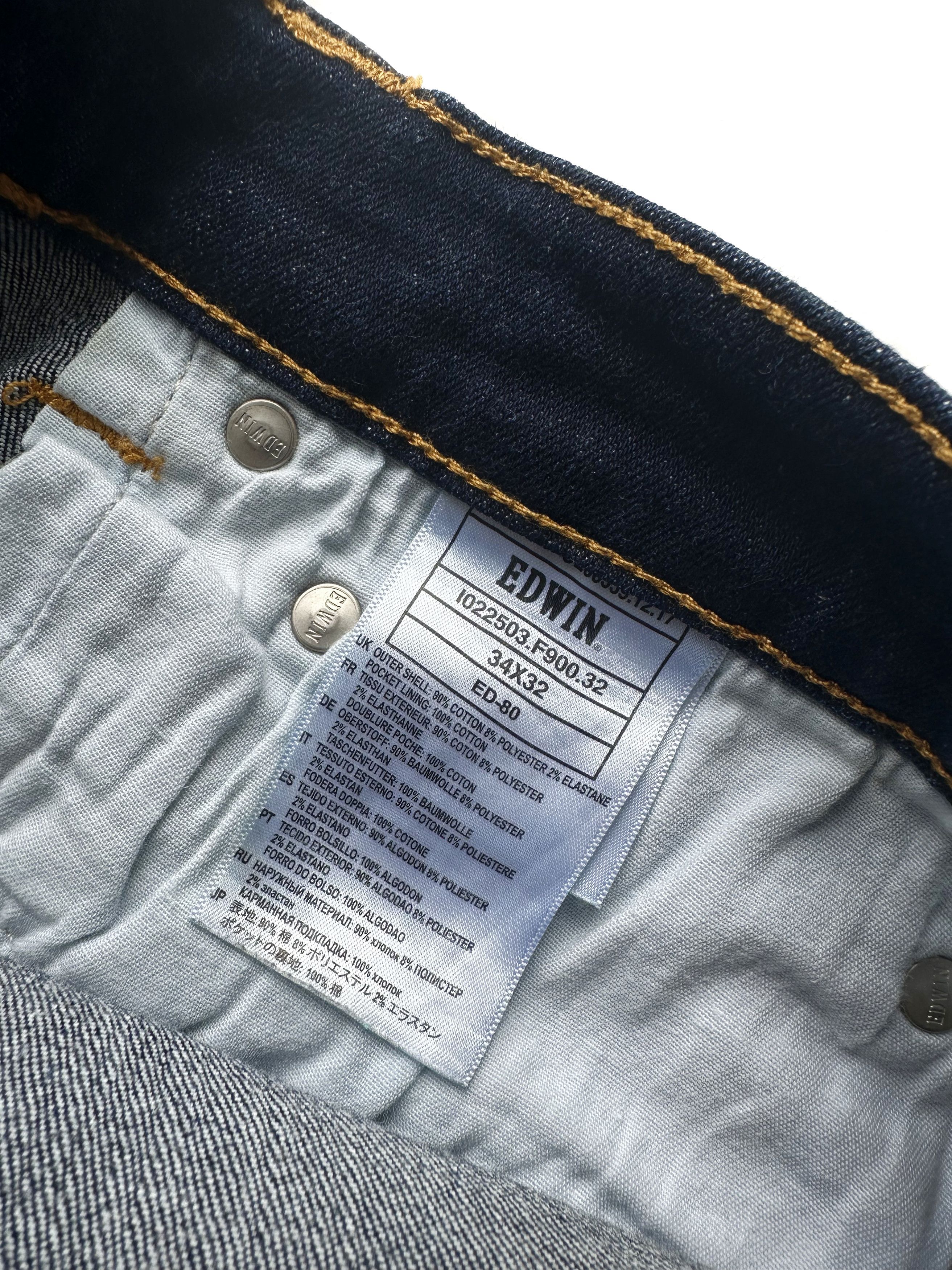 Edwin EDWIN ED-80 slim fit selvedge denim jeans Size US 35 - 8 Thumbnail