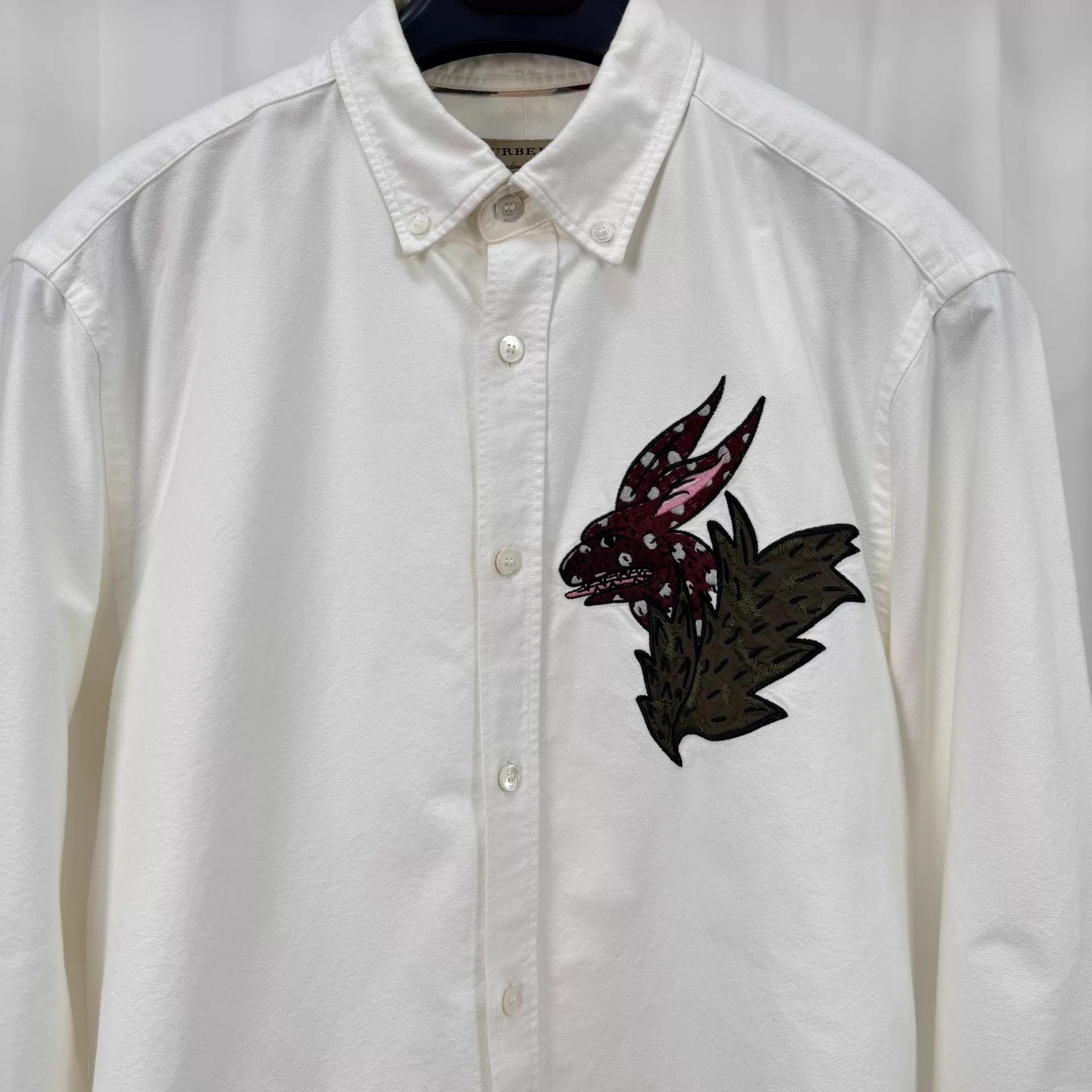 Burberry Burberry Monster Embroidered LS Shirt M 98 New Size US M / EU 48-50 / 2 - 3 Thumbnail