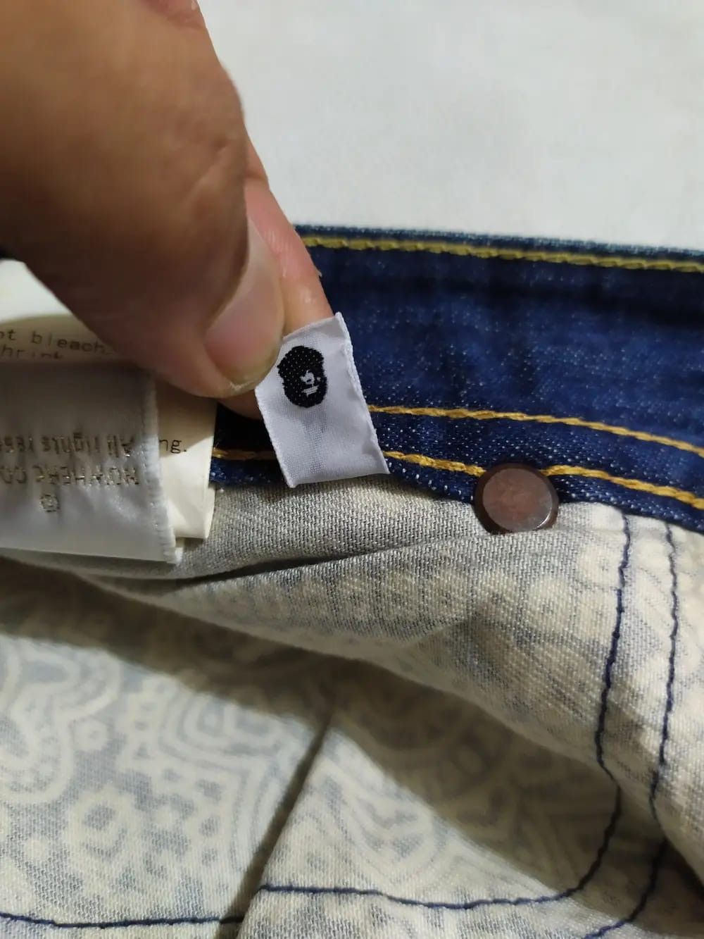 Bape Bape Trashed Carpenter Denim Size US 31 - 13 Thumbnail