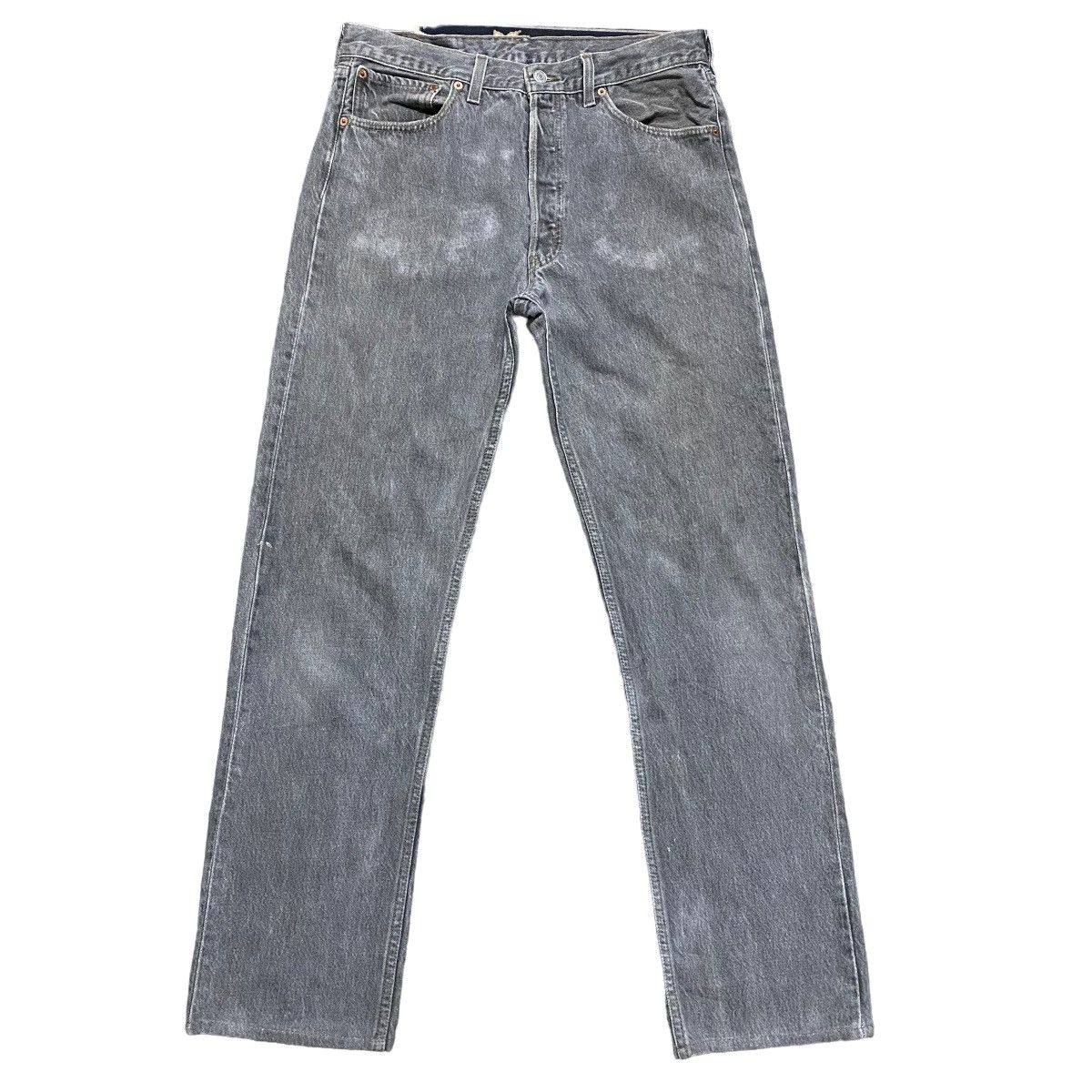 Levi's Vintage 90s Levis 501 Charcoal Jeans 32x31 Made in USA Size US 32 / EU 48 - 1 Thumbnail