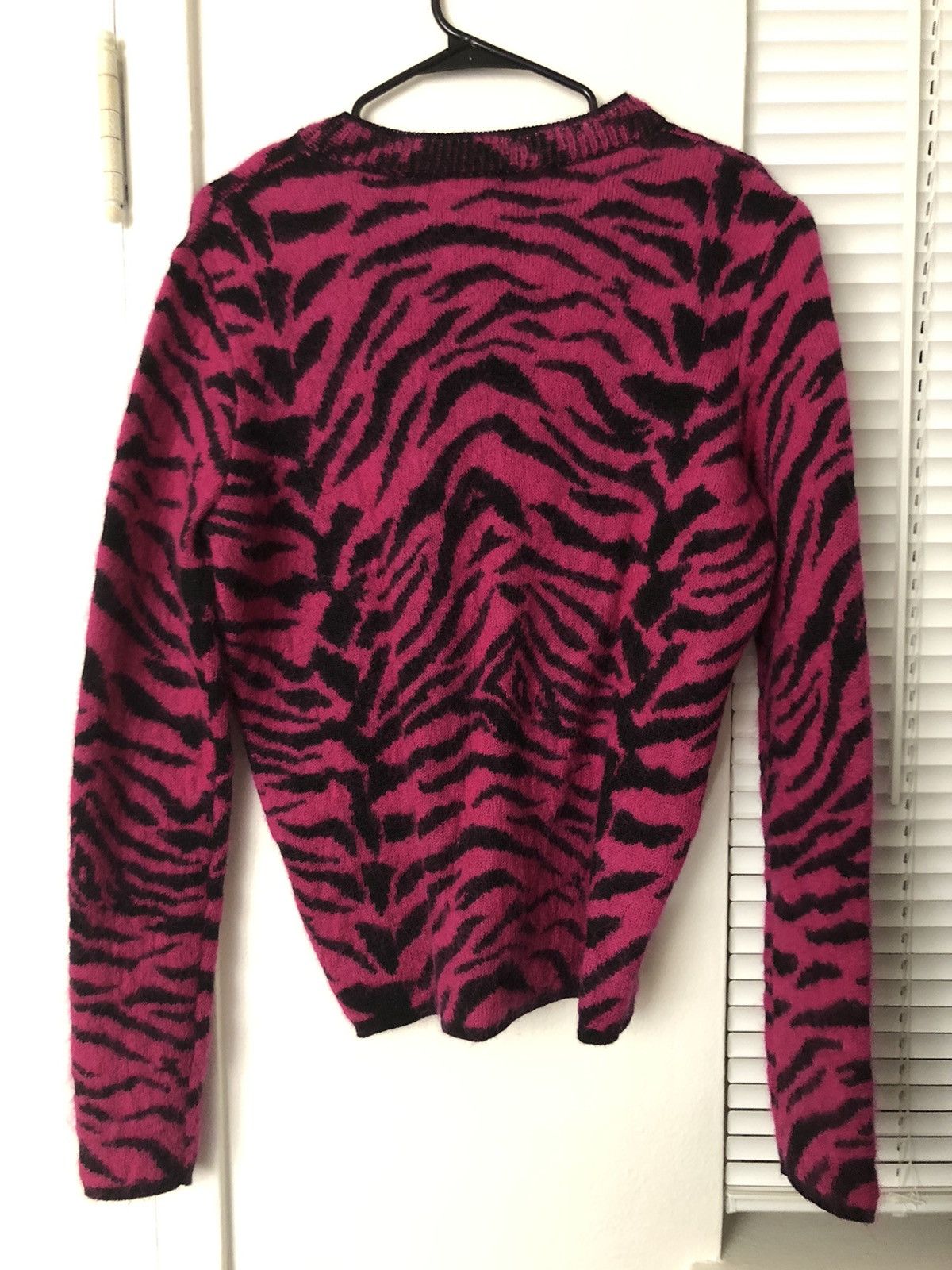Saint Laurent Paris Saint Laurent Paris- pink and black tiger striped sweater Size US S / EU 44-46 / 1 - 3 Thumbnail