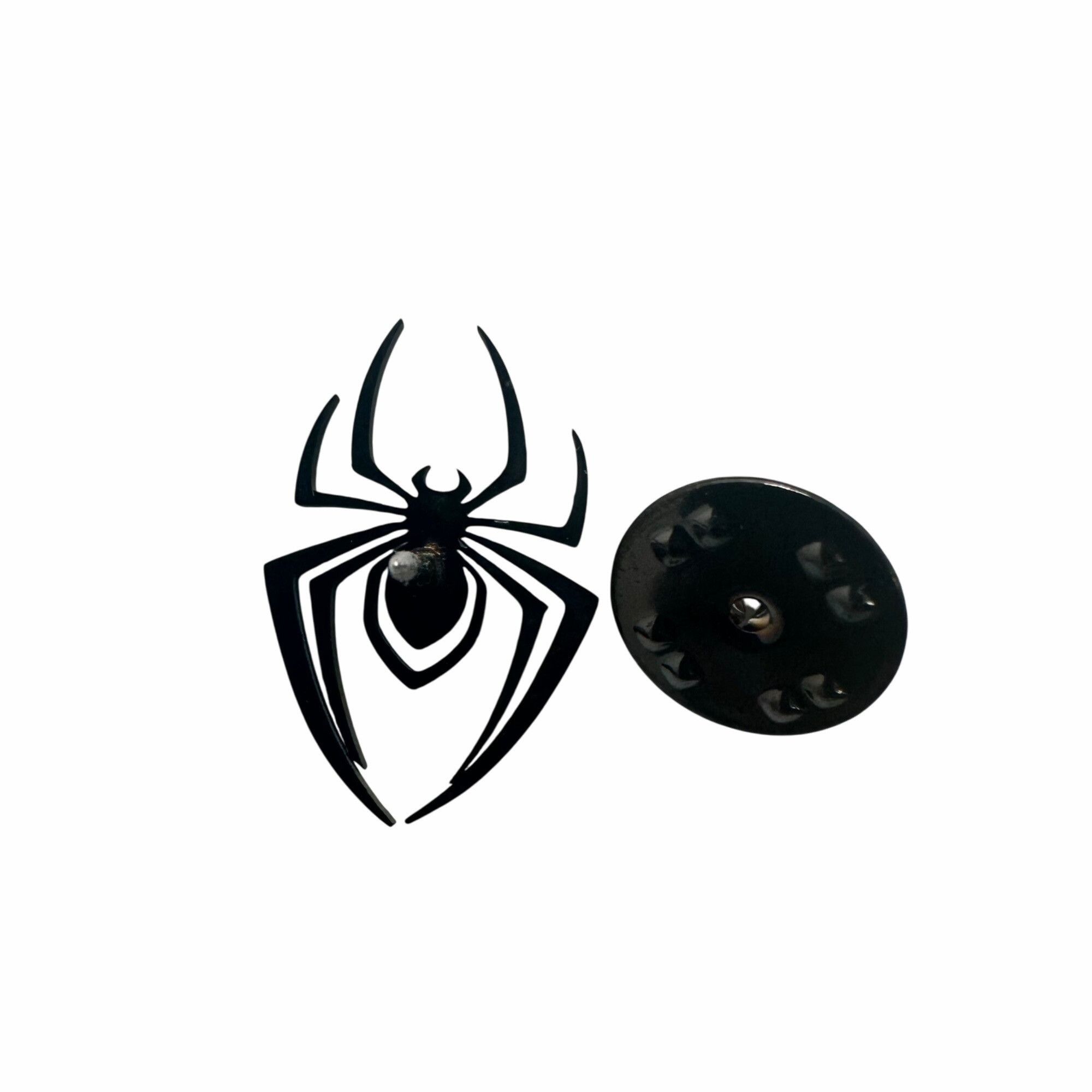 Other Gothic Spider Brooch Stainless Steel Badge Pins Black Metal Size ONE SIZE - 2 Thumbnail