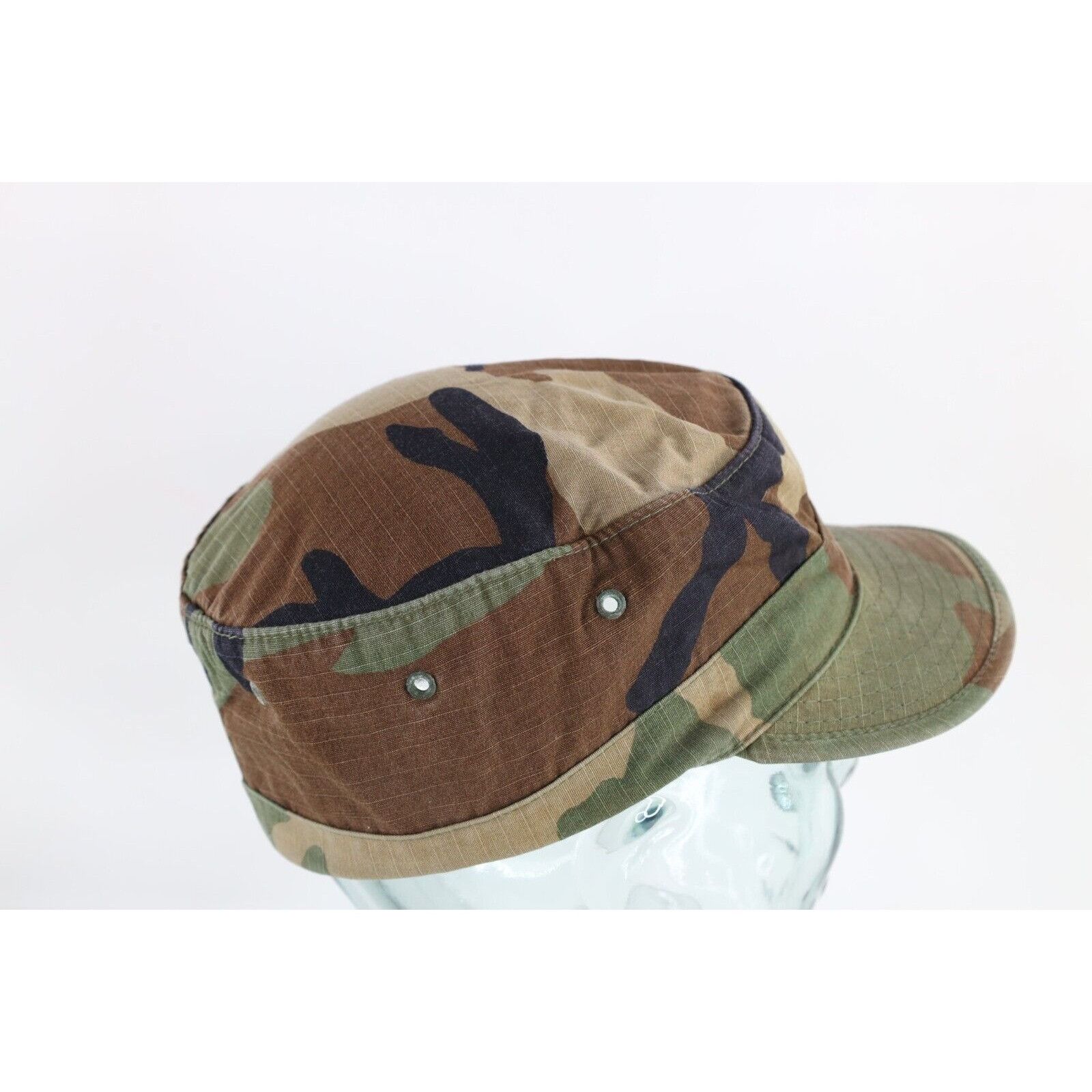 Vintage Vintage 90s Faded Military Issue Camouflage Hot Weather Cap Size ONE SIZE - 4 Thumbnail