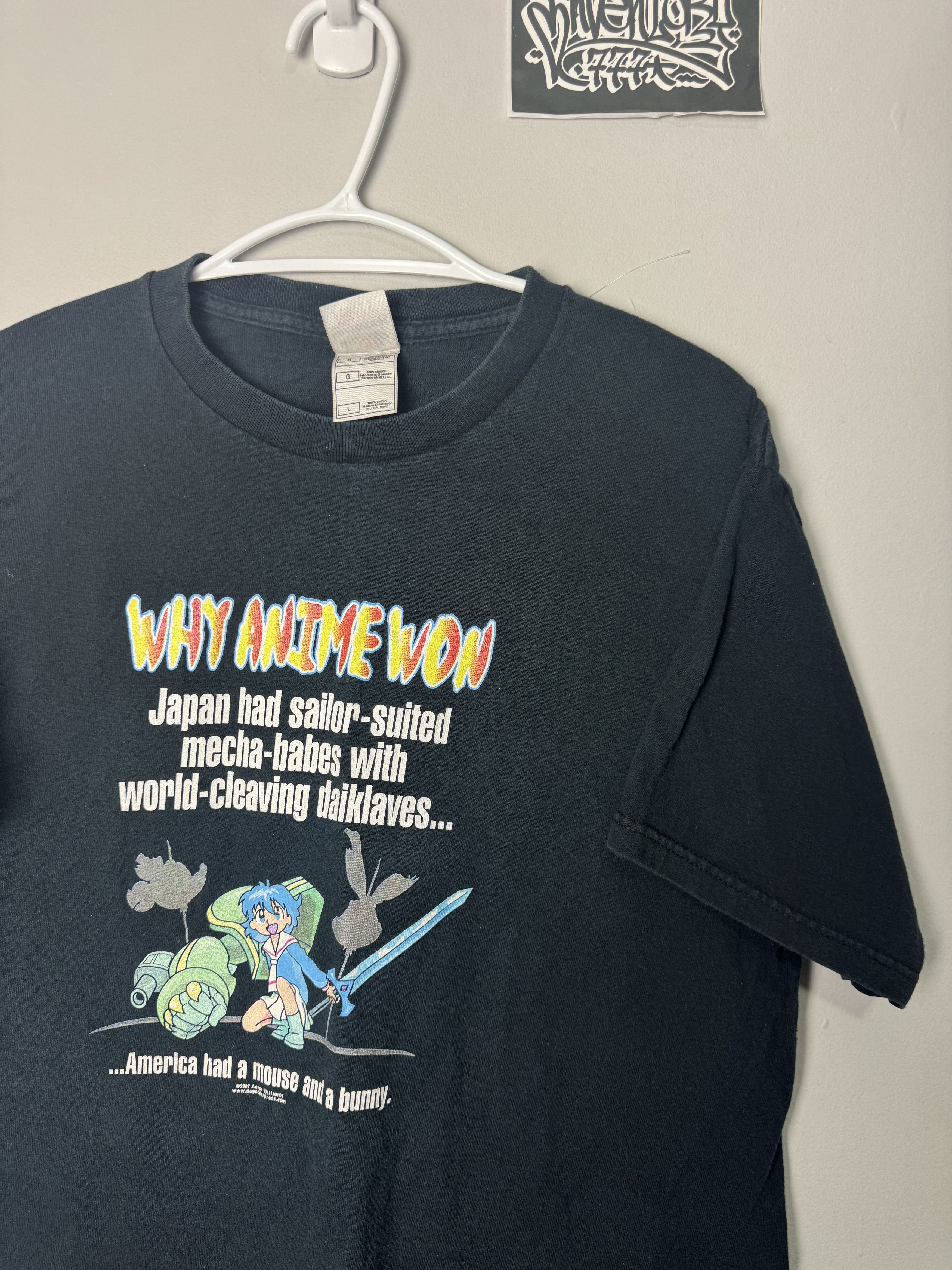 Vintage Vintage Anime - Aaron Williams Art Tee Size US L / EU 52-54 / 3 - 2 Thumbnail