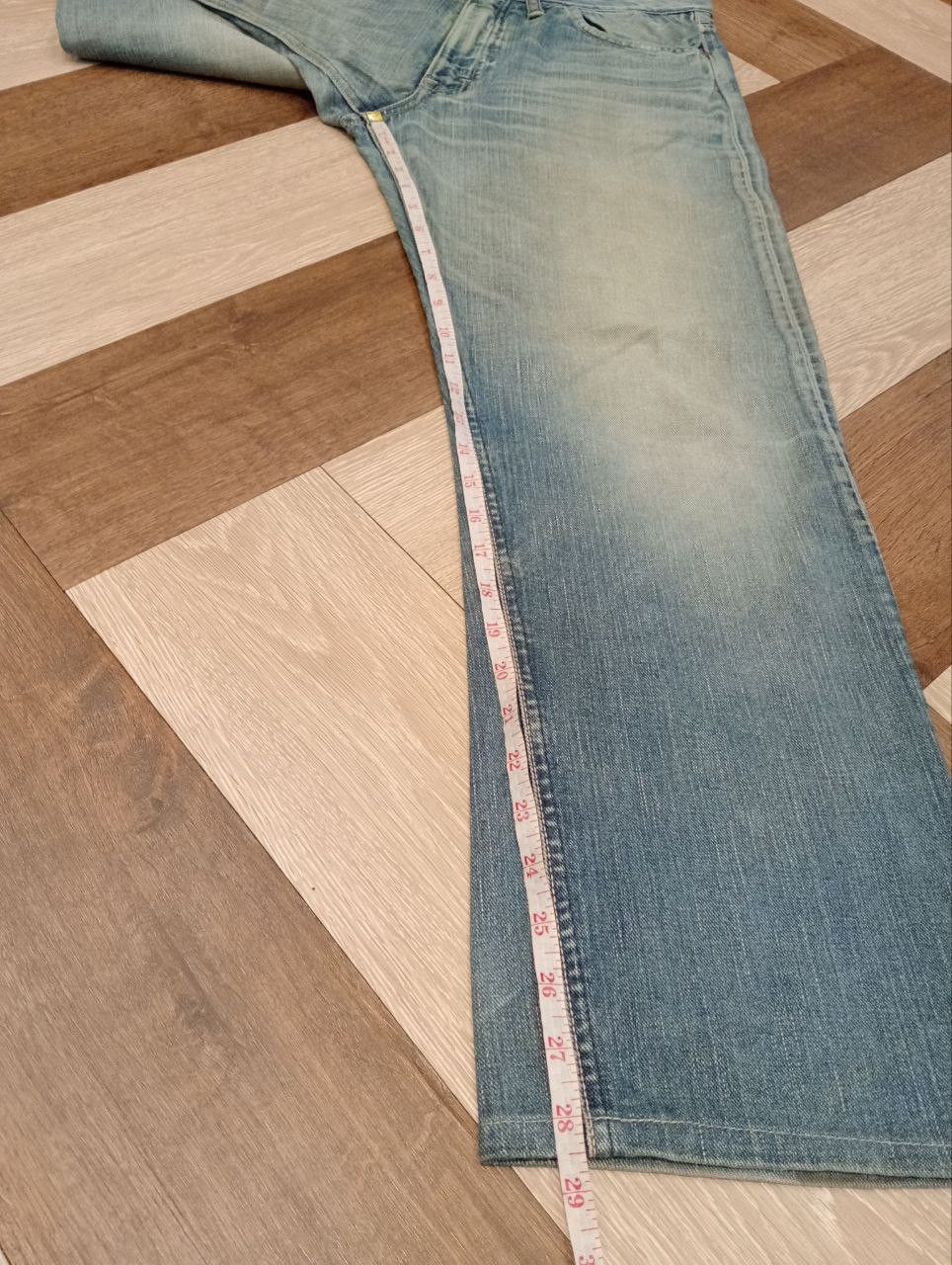 Lee RARE VINTAGE LEE RIDER ZIPPER GRIPPER SELVEDGE JEANS Size US 33 - 17 Thumbnail