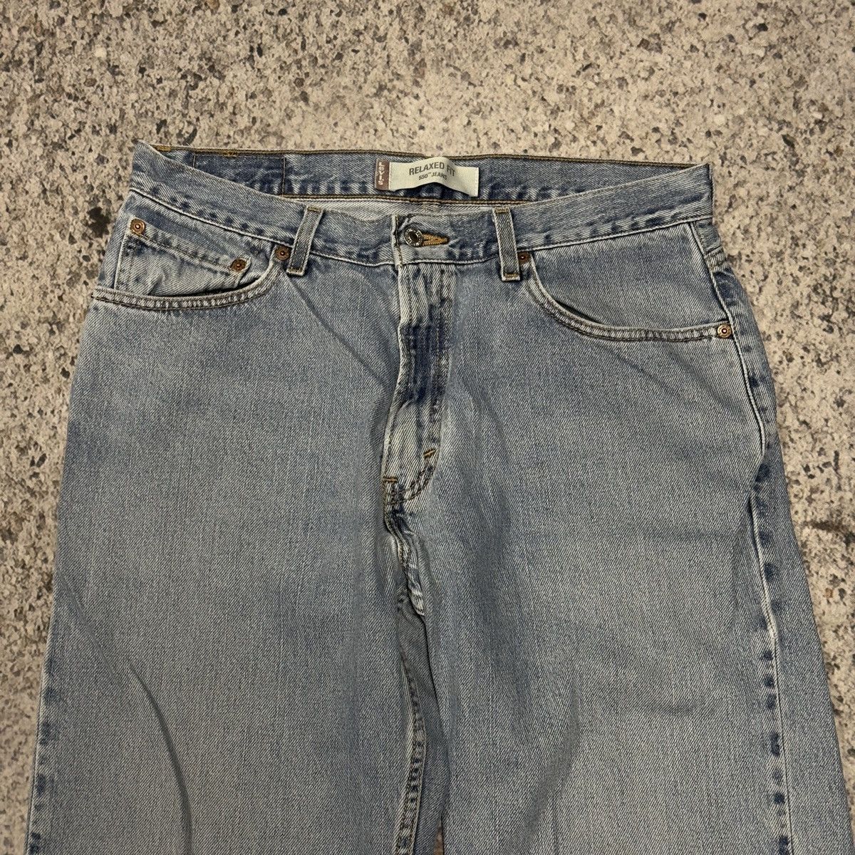 Levi's Vintage Levi’s 550 Relaxed Fit Made in USA Denim Jeans Size US 34 / EU 50 - 3 Thumbnail