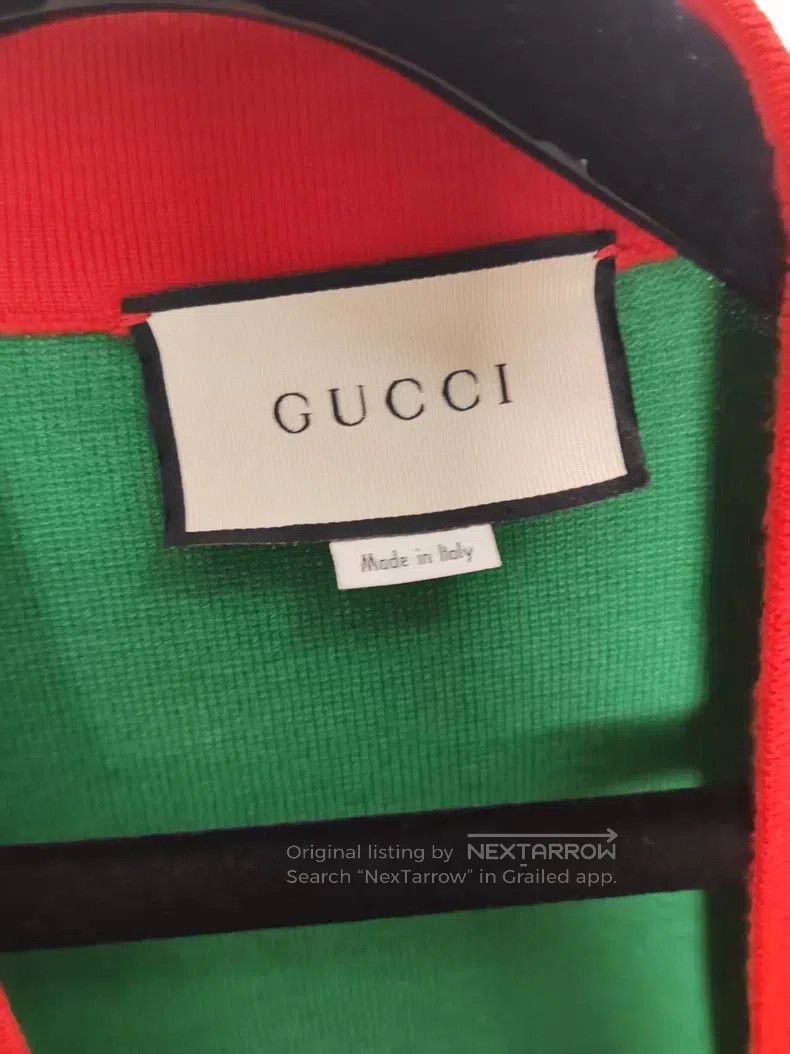 Gucci Gucci Embroidered logo cardigan coat Size L / US 10 / IT 46 - 4 Thumbnail