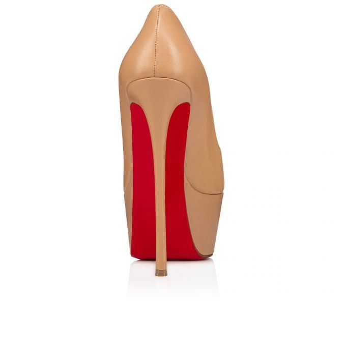 Christian Louboutin o1s1wg111224 Dolly Pump Alta 160 Kid in Nude Size US 10.5 / IT 40.5 - 3 Thumbnail