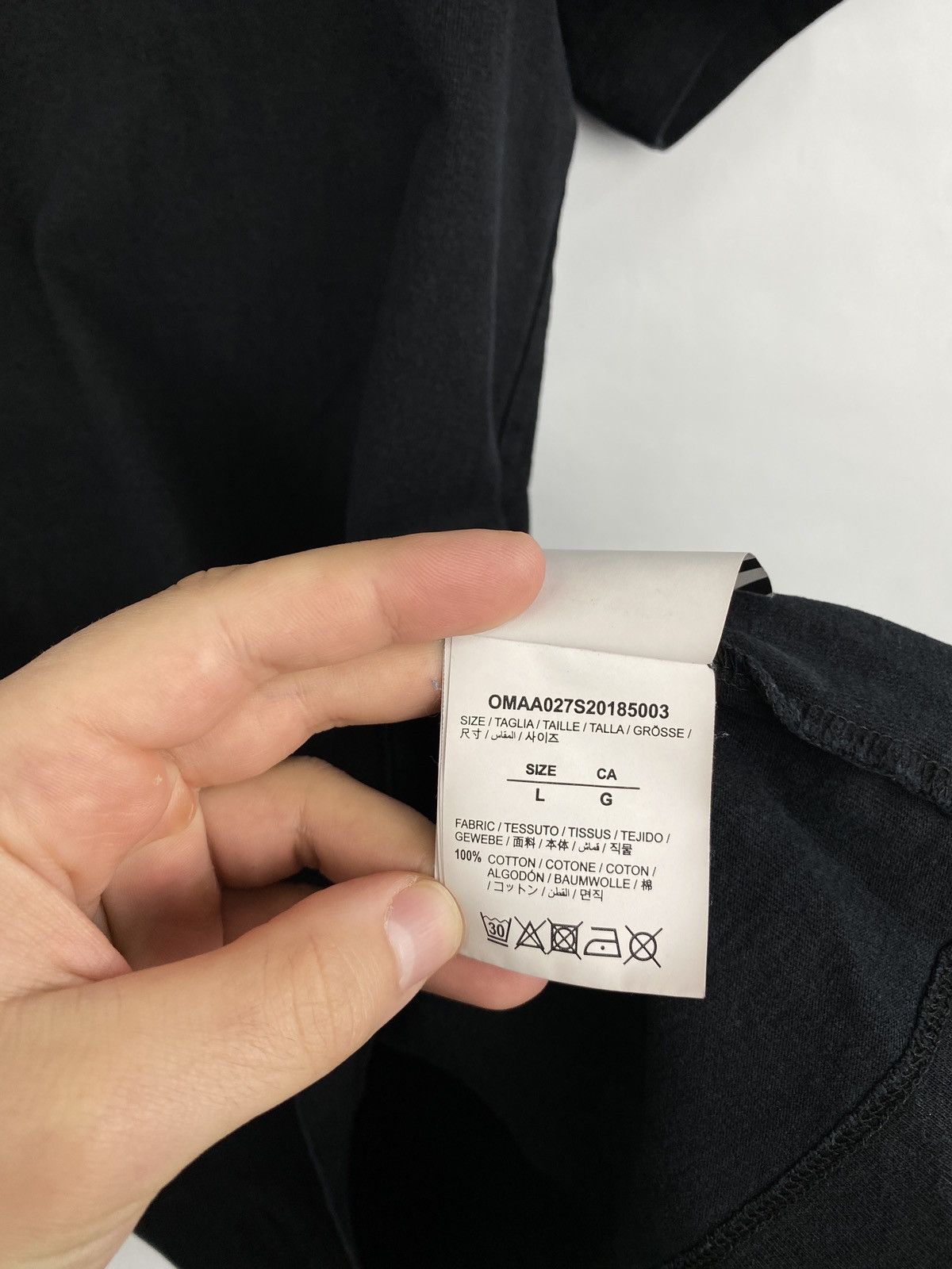 Off-White × Virgil Abloh Off White Airport Tape T-Shirt Y2K Rare Retro Hype Size US L / EU 52-54 / 3 - 10 Thumbnail