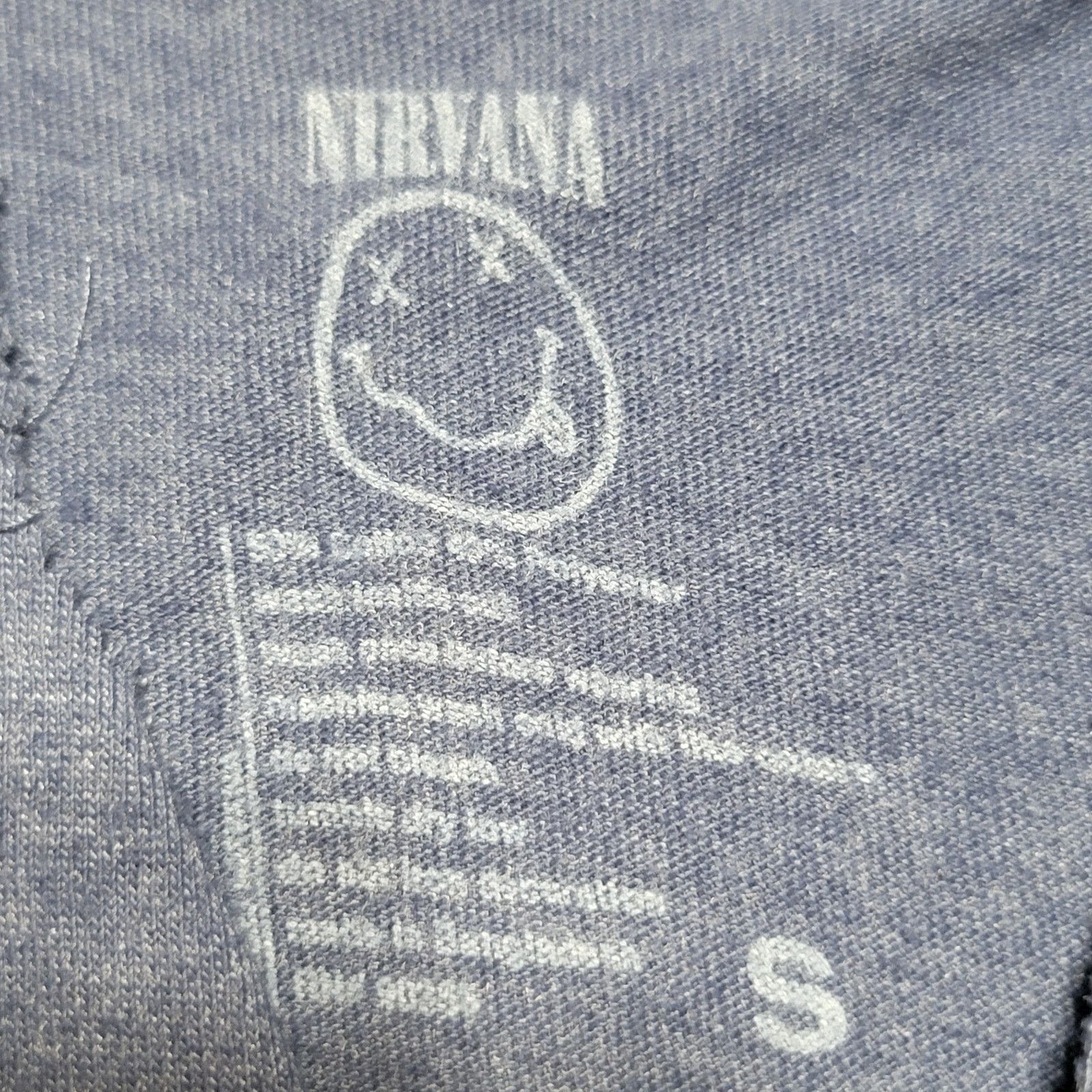 Nirvana Nirvana Tee Yellow Face Logo (Cut Crew) - Size Small Size S / US 4 / IT 40 - 4 Thumbnail