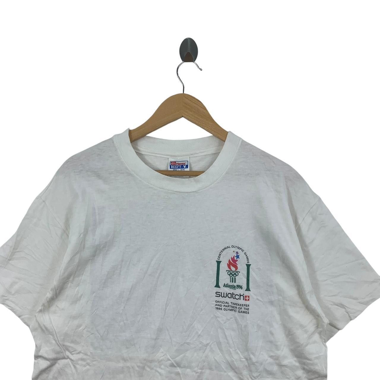 Swatch Vintage 1996 SWATCH ATLANTA OLYMPIC Timekeeper Ads Size US L / EU 52-54 / 3 - 3 Thumbnail