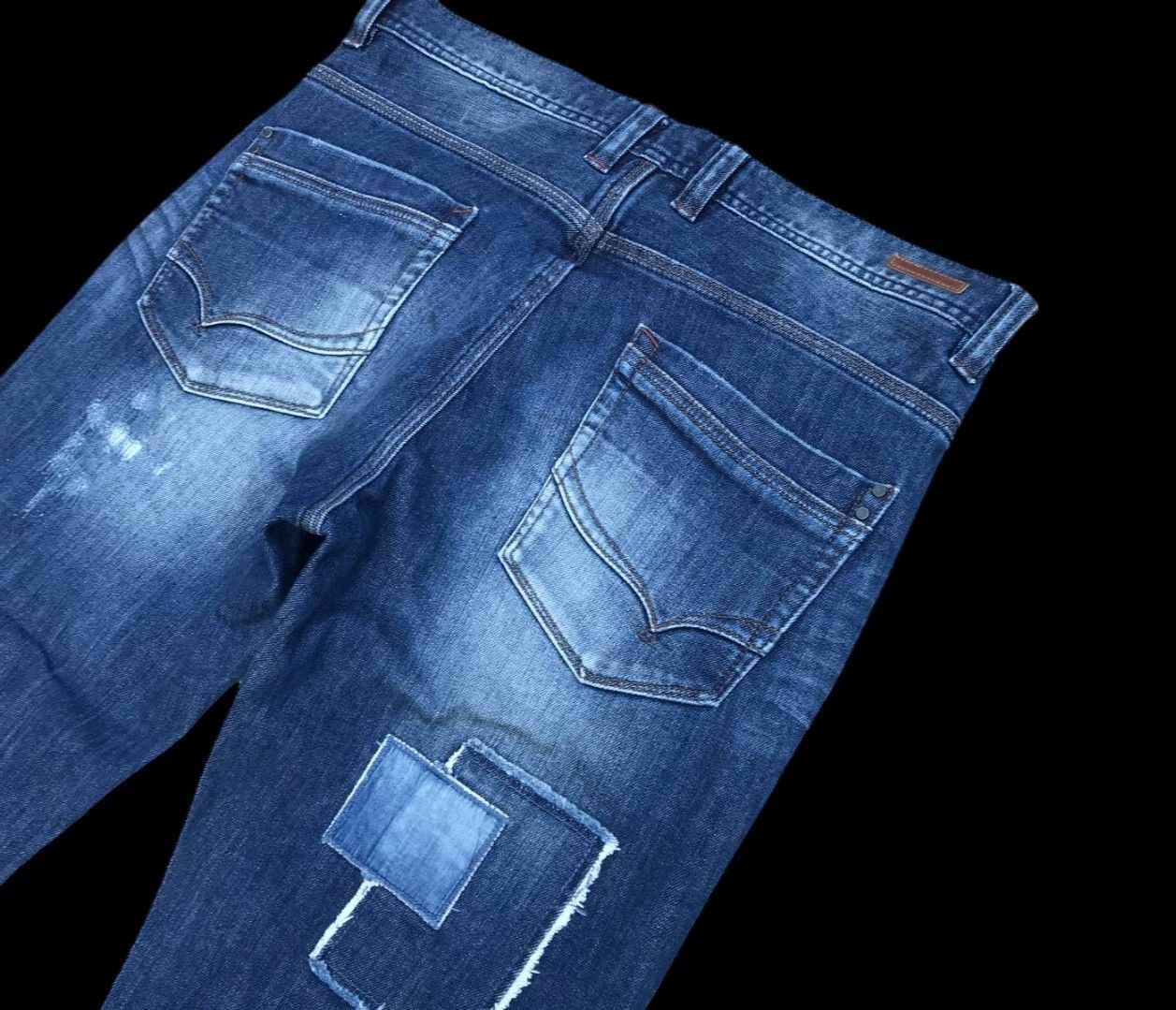 Japanese Brand × Nicole Club × Tornado Mart FLARED NCFM Japan patched distressed tornado mart style Size US 31 - 8 Thumbnail