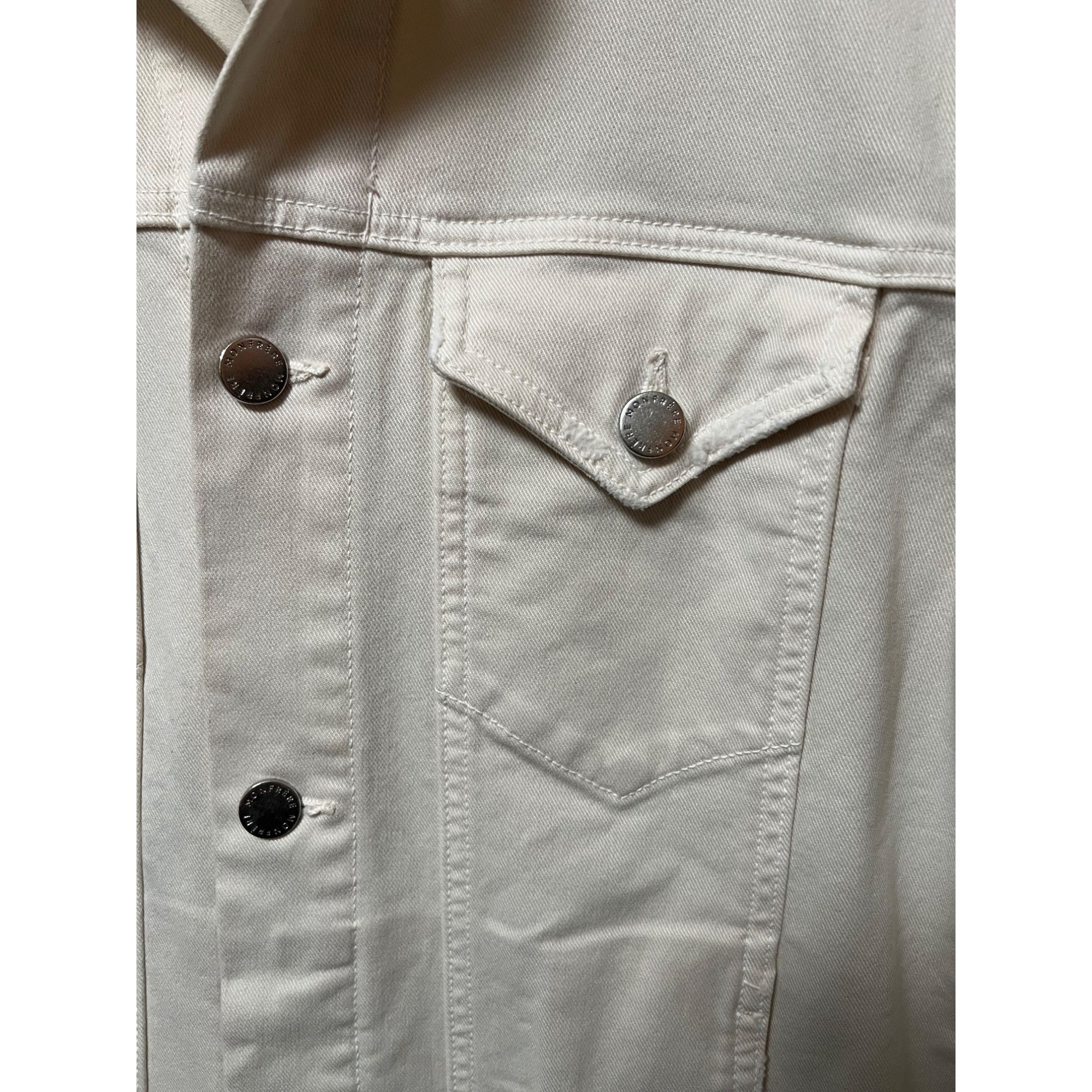 MONFRERE Monfrere Men's Dean Jacket Slim Fit Trucker Japanese Denim Size US M / EU 48-50 / 2 - 3 Thumbnail
