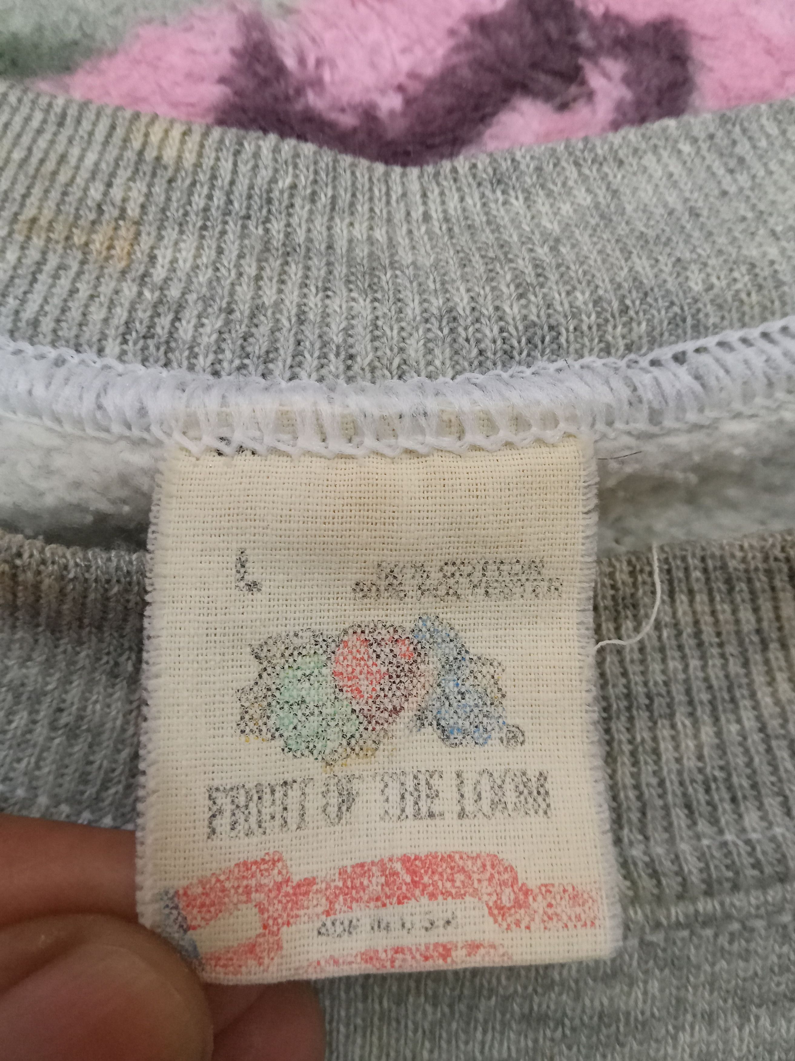 Fruit Of The Loom × Vintage Anpanman Event Staff Distressed Vintage Sweatshirt Size US L / EU 52-54 / 3 - 4 Thumbnail