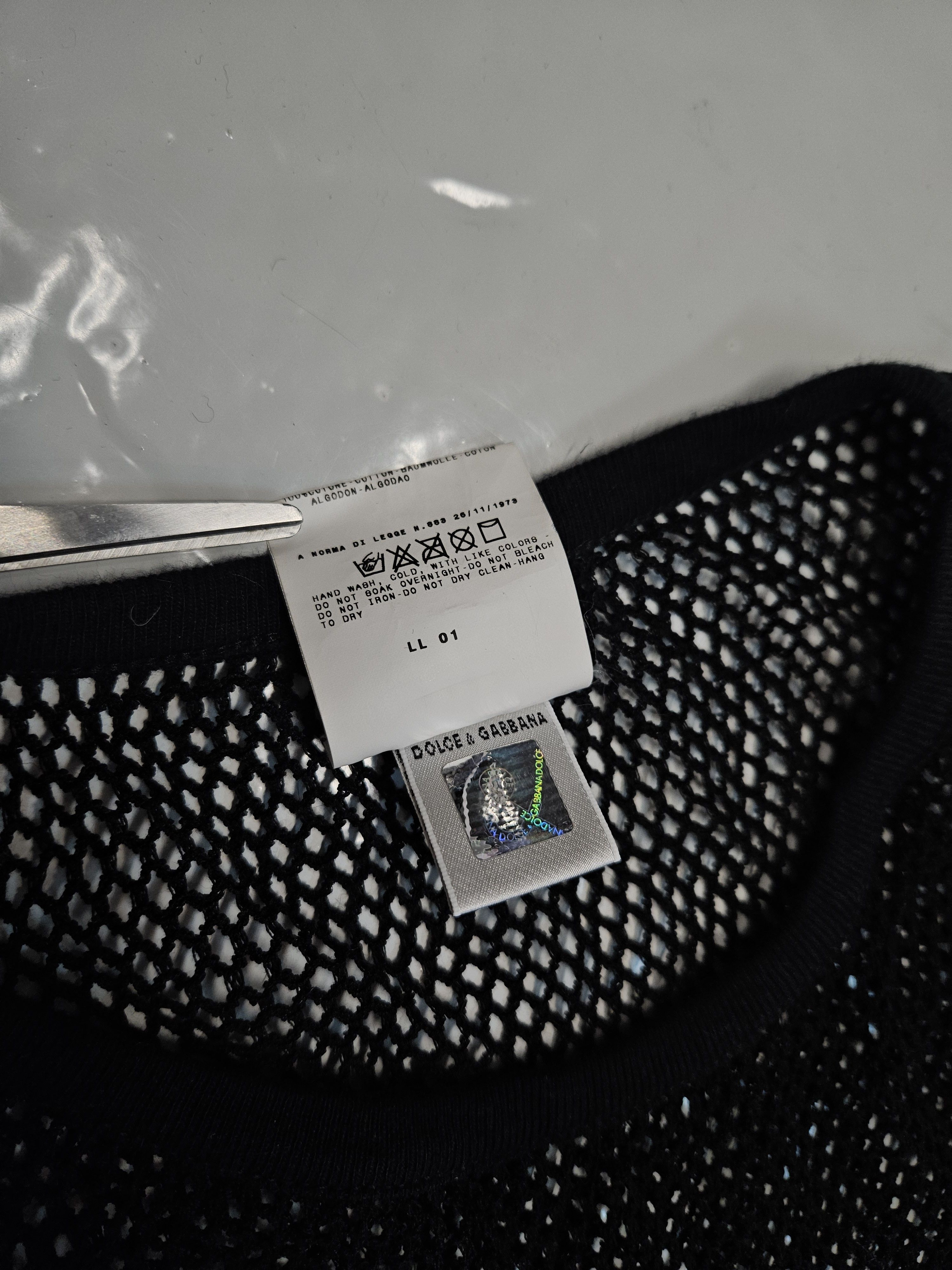 Dolce & Gabbana Archive y2k Dolce Gabbana mesh top Size US L / EU 52-54 / 3 - 15 Thumbnail