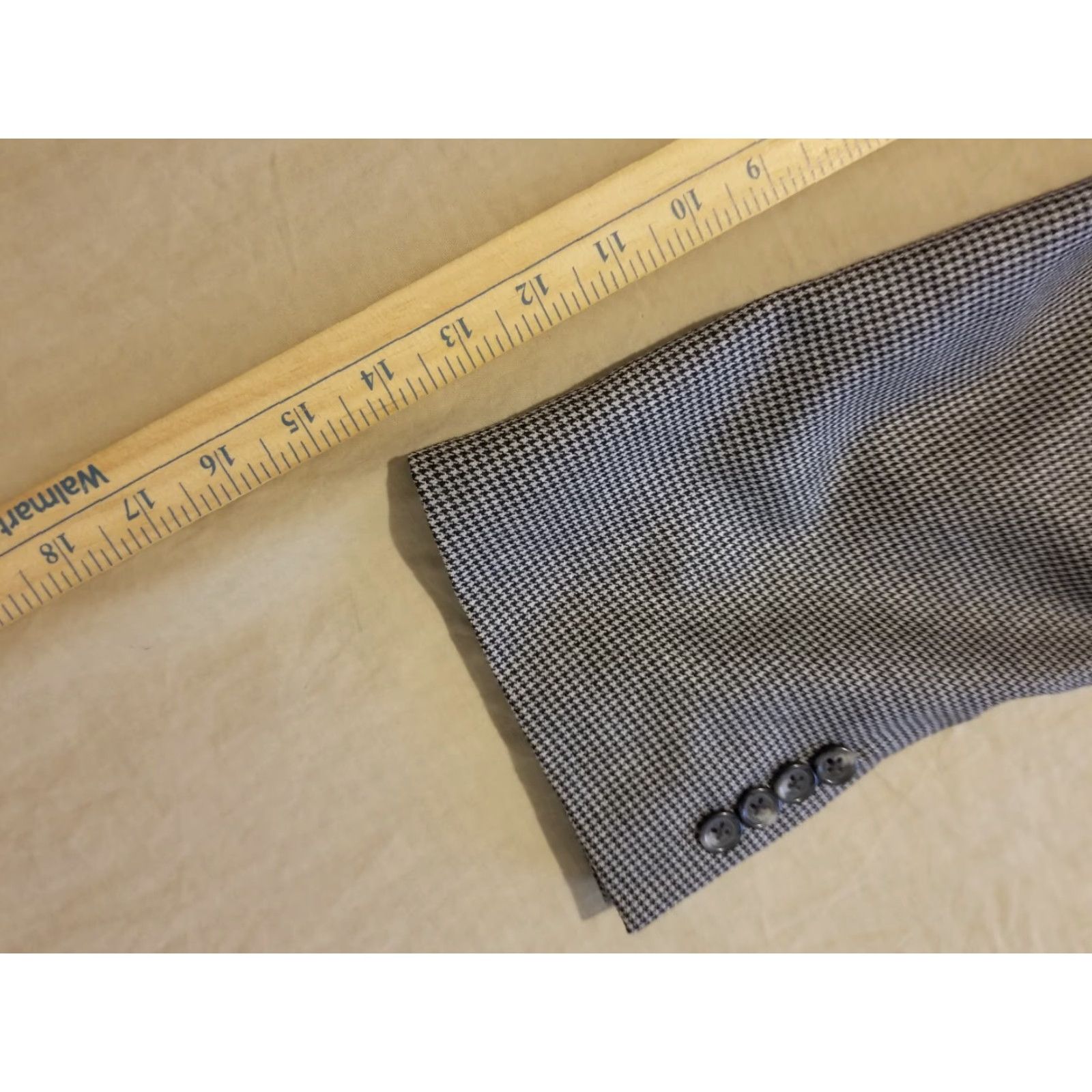 Jos. A. Bank Mens Jos. A. Bank Blazer 3-in-1 Wool Sports Jacket Gray 44R Men Size 44R - 6 Thumbnail
