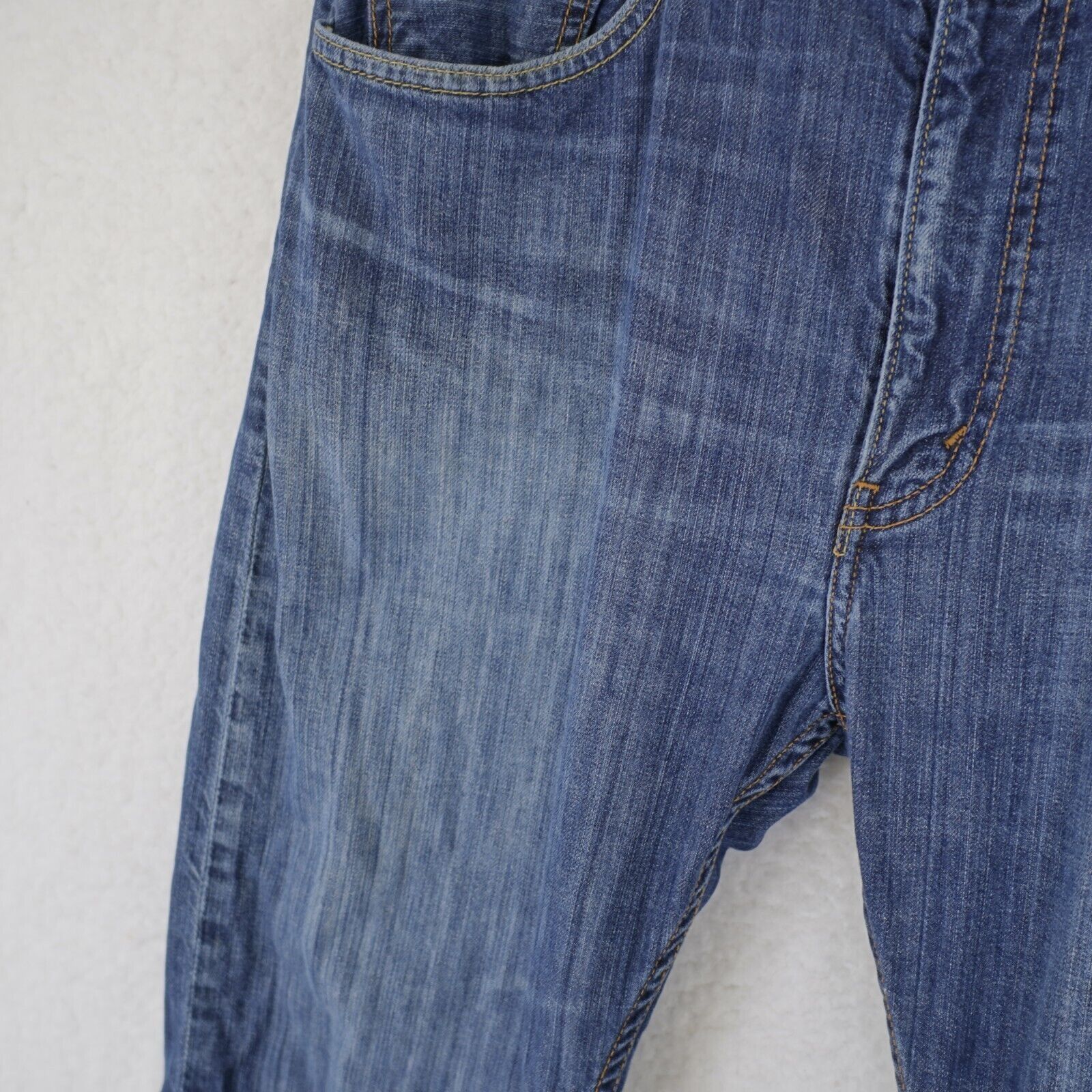 Levi's Levi's 505 Regular Fit Blue Denim Jeans 36/31 Mid Rise Stone Size US 36 / EU 52 - 3 Thumbnail