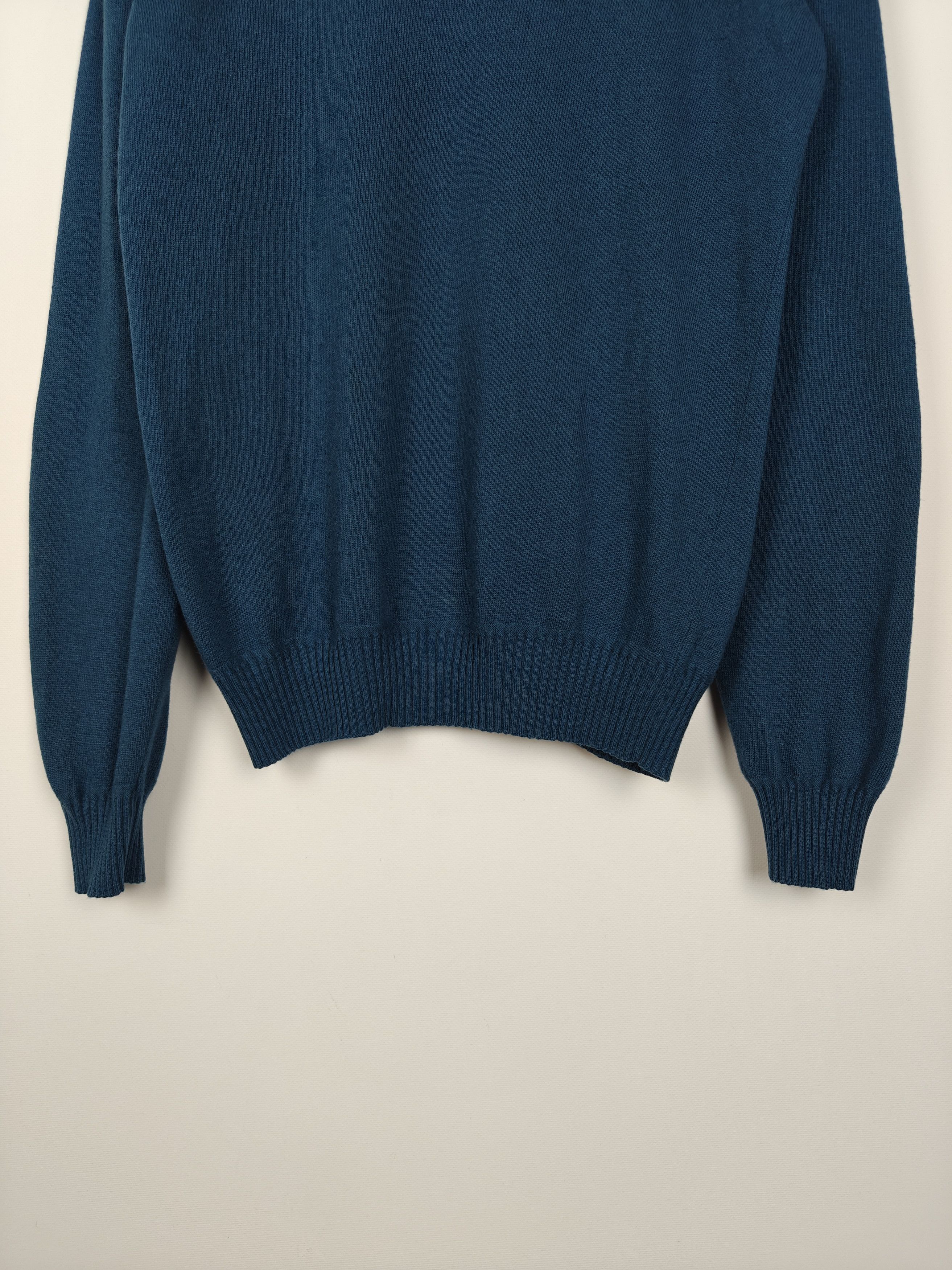 Fred Perry Fred Perry Wool Sweater Blue Pullover Small Logo size L Size US L / EU 52-54 / 3 - 3 Thumbnail