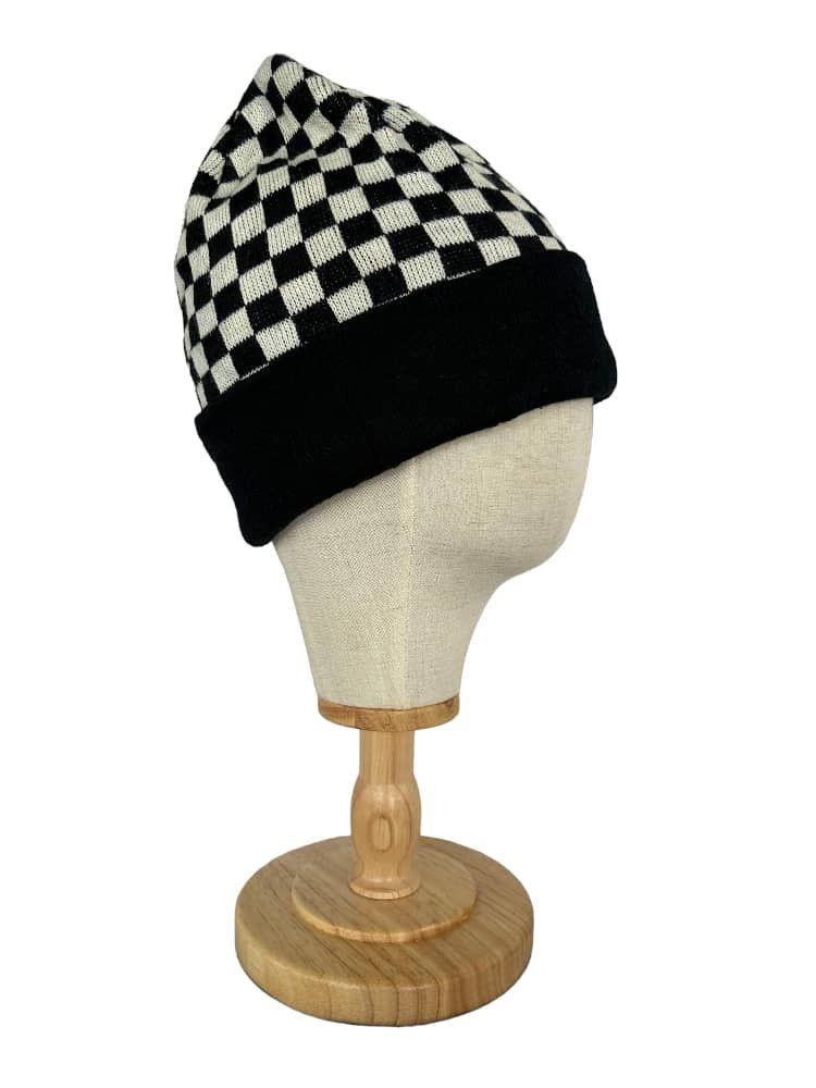 Other checkerboard Beanie Hats 🔥 Size ONE SIZE - 1 Thumbnail