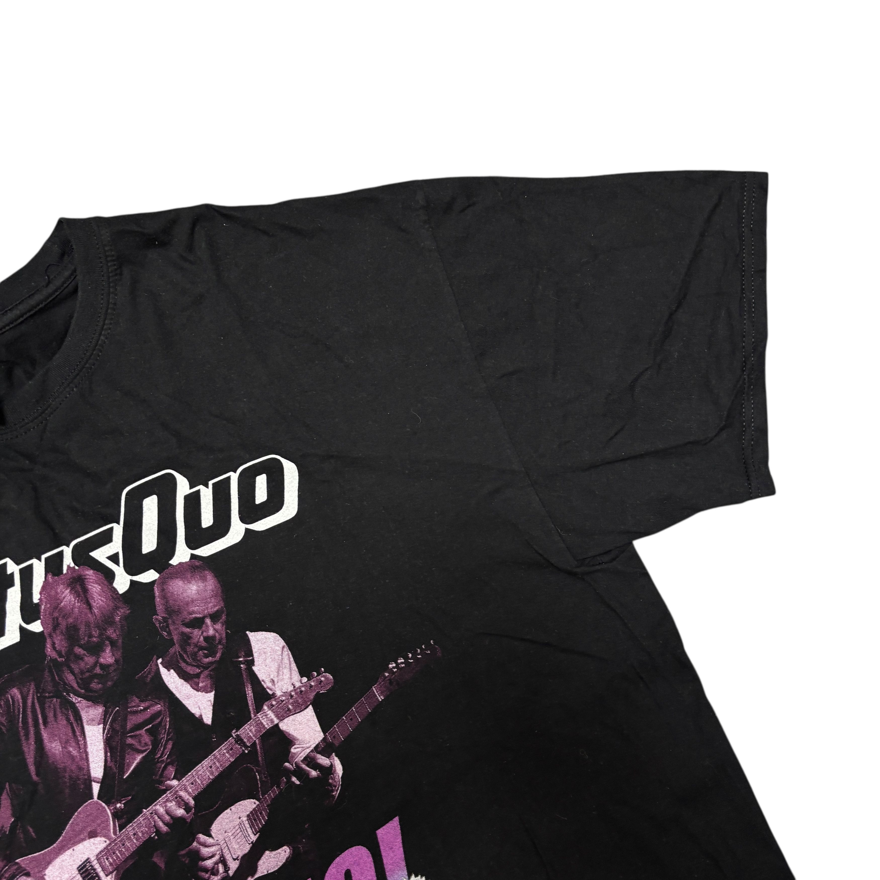 Band Tees × Vintage Status Quo Shirt Vintage Band Tees Bon Jovi Aerosmith Size US XXL / EU 58 / 5 - 8 Thumbnail