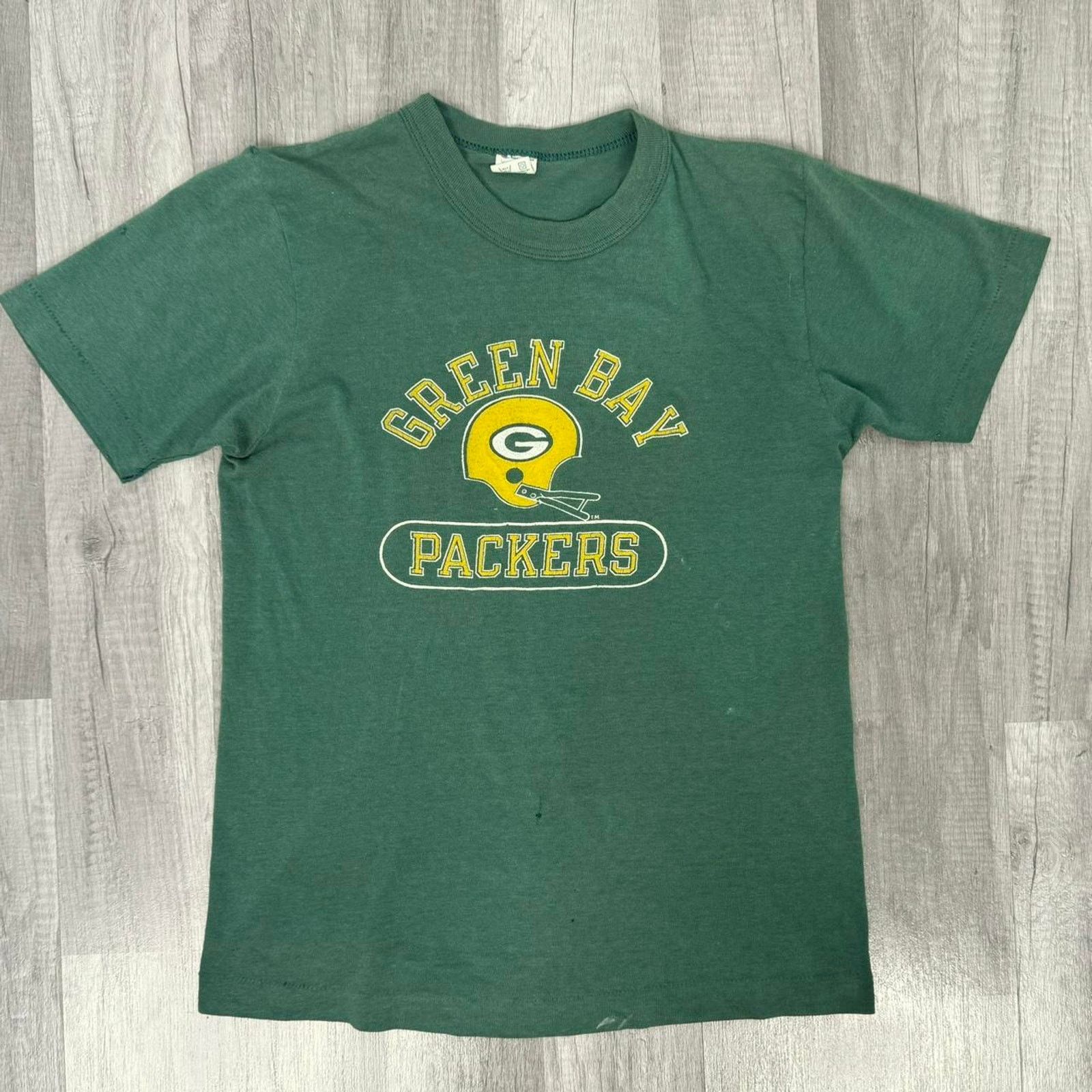 Champion × Vintage VINT Champion Green Bay Packers Helmet Tee USA Made NFL Size S / US 4 / IT 40 - 3 Thumbnail