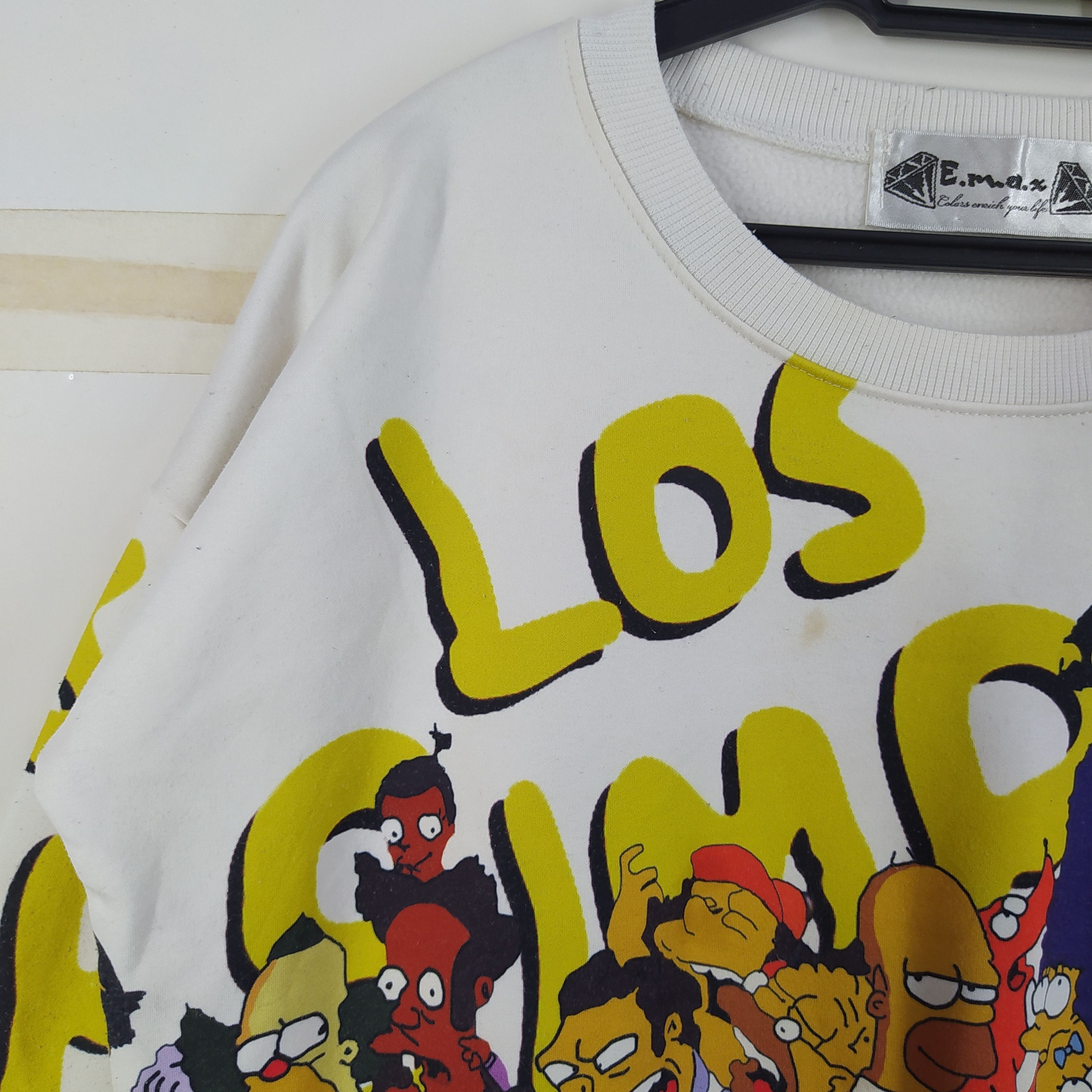 Designer × Vintage Vintage EMAX The Simpsons Crop Top Big Print Big Logo Rare Size US M / EU 48-50 / 2 - 4 Thumbnail