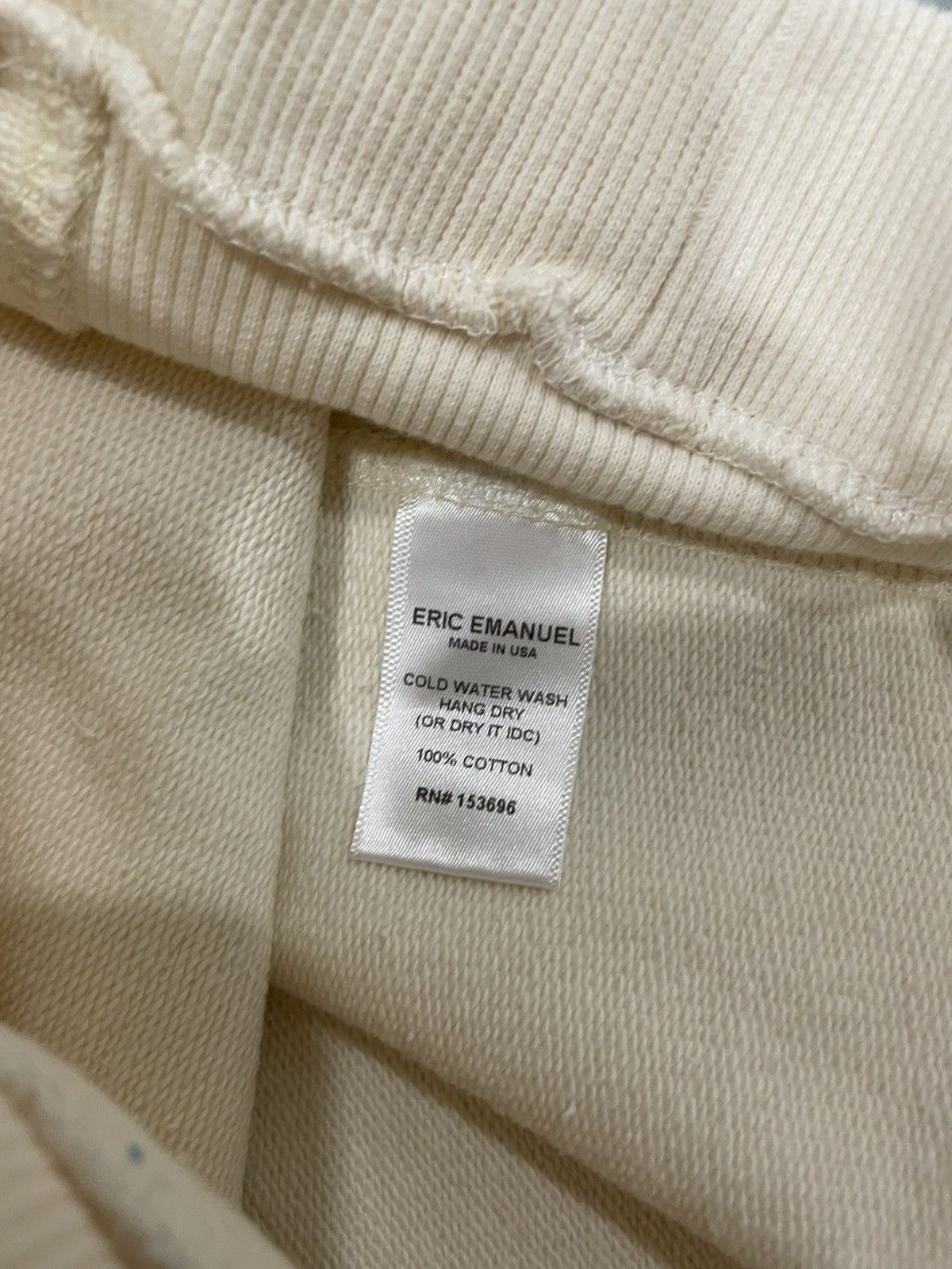 Eric Emanuel Eric Emanuel Cream Hoodie Green/Red Bolts Size US 30 / EU 46 - 4 Thumbnail