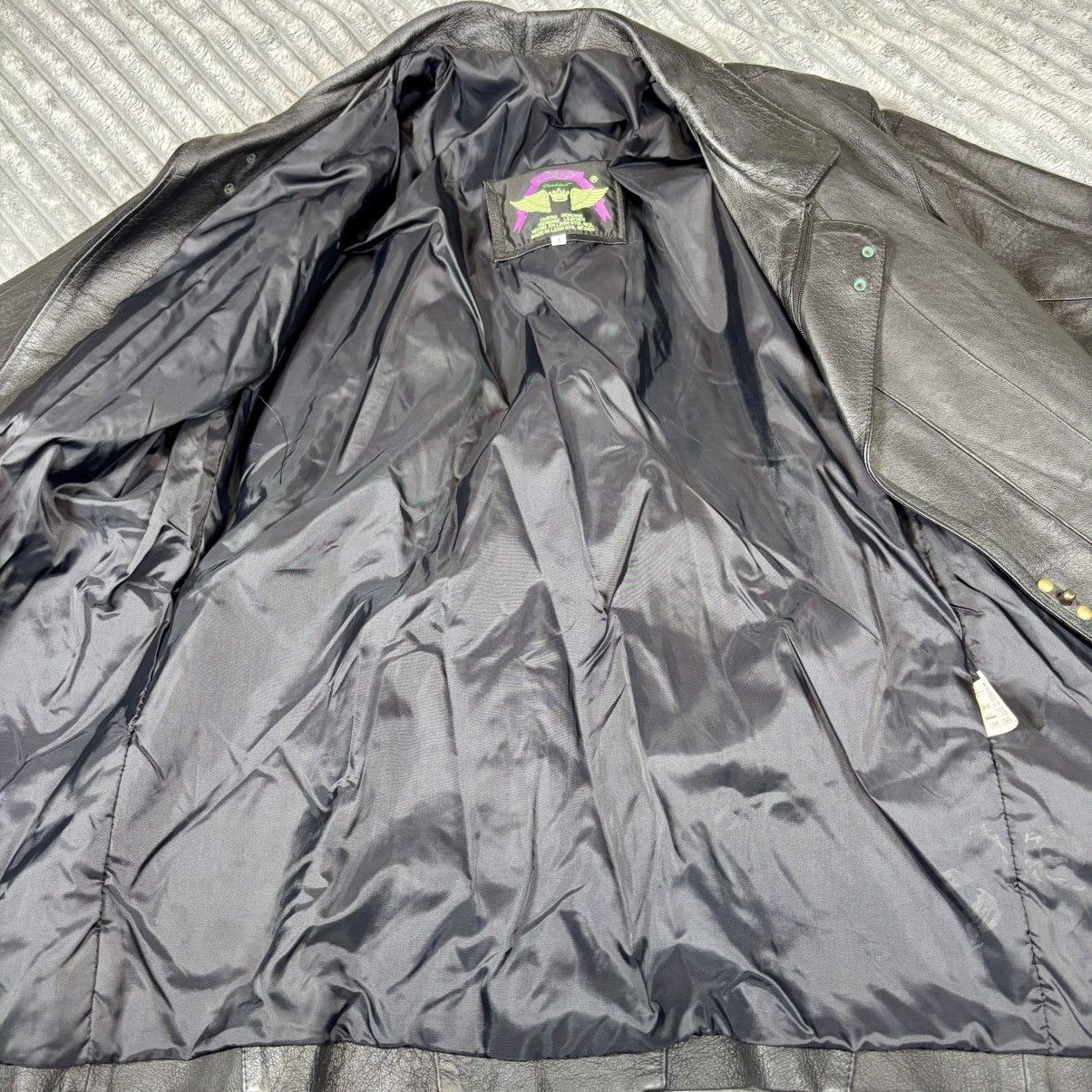 Other CIDPAO Men’s Genuine Leather Jacket L Coat black Zip Snap Size US L / EU 52-54 / 3 - 2 Thumbnail