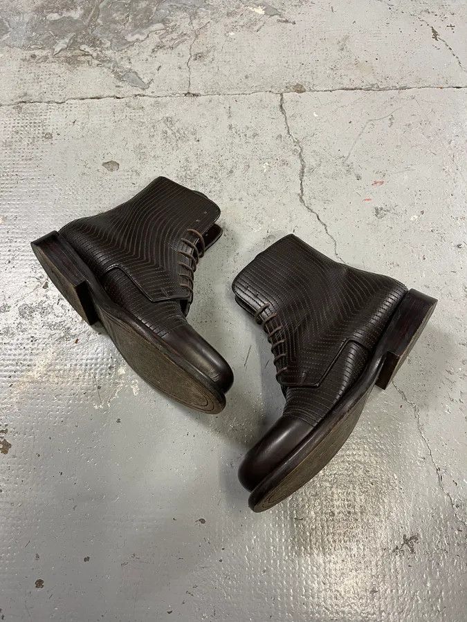 Dirk Bikkembergs Dirk Bikkembergs Brown Leather Lined Ankle Boots Size US 8.5 / EU 41-42 - 3 Thumbnail