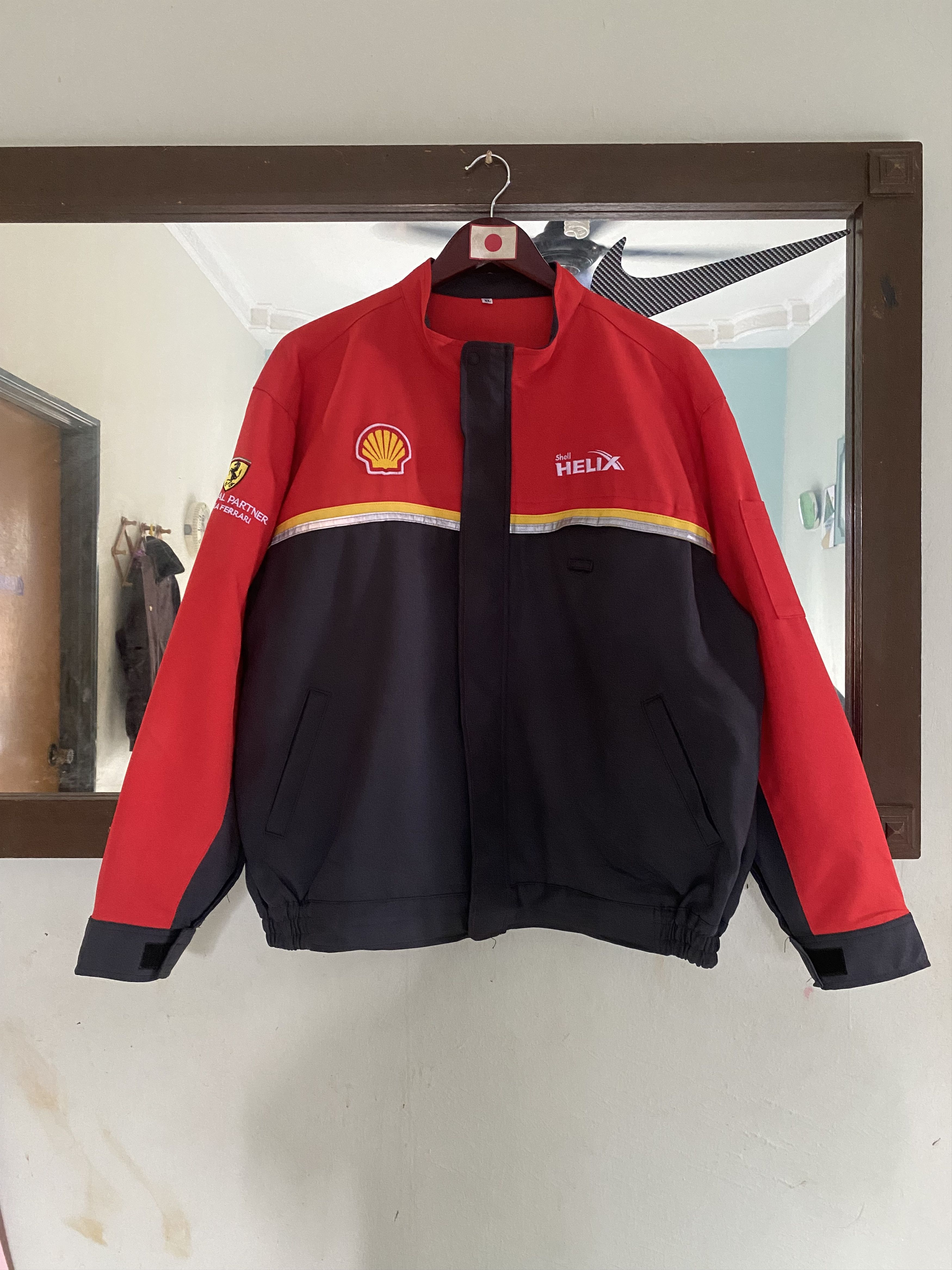 Ferrari Vintage Shell Helix Ferrari Jacket Track Staff XL Size Size US XL / EU 56 / 4 - 1 Thumbnail