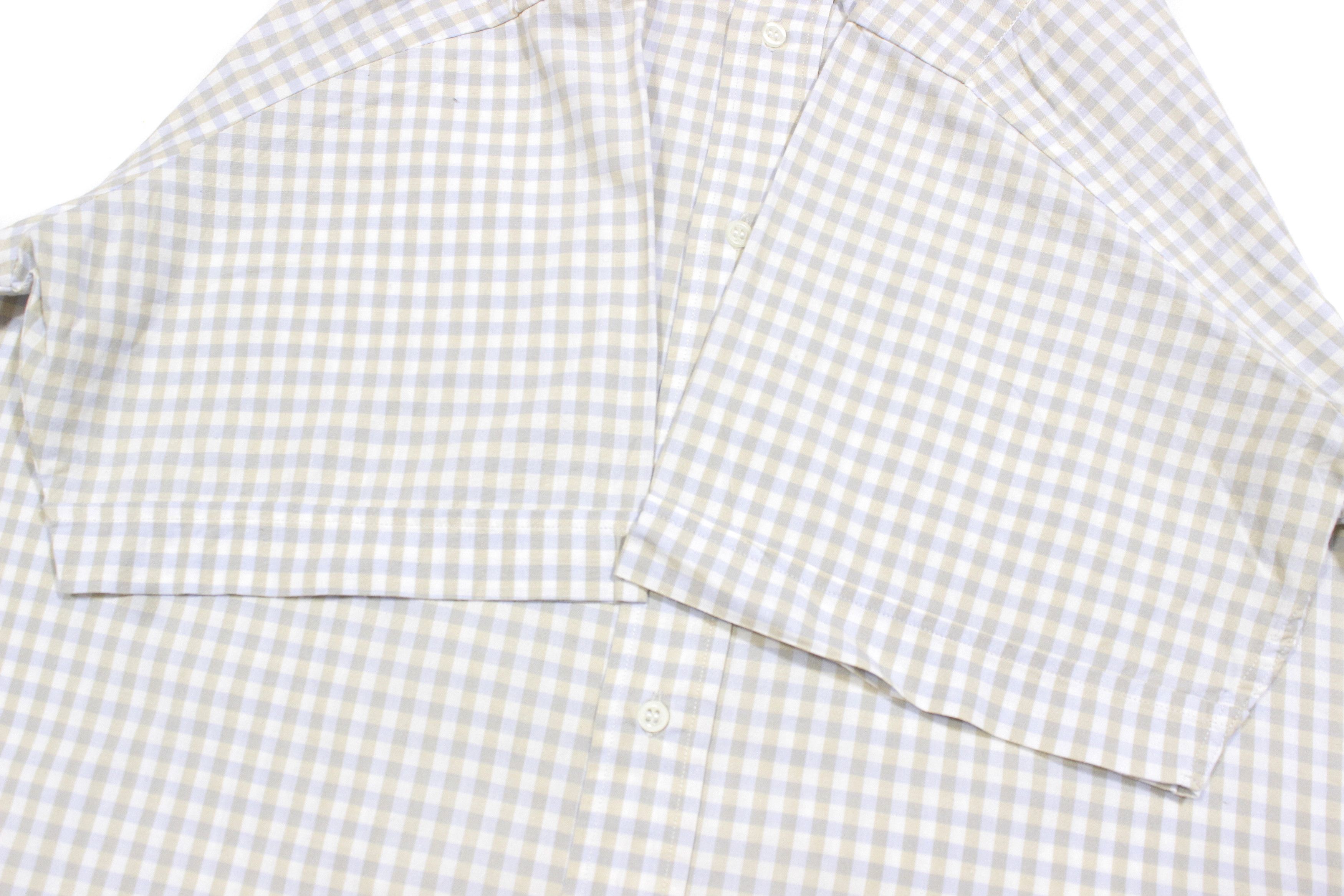 Dior 90S Logo Plaid Shortsleeve Shirt Vintage Size US XL / EU 56 / 4 - 6 Thumbnail
